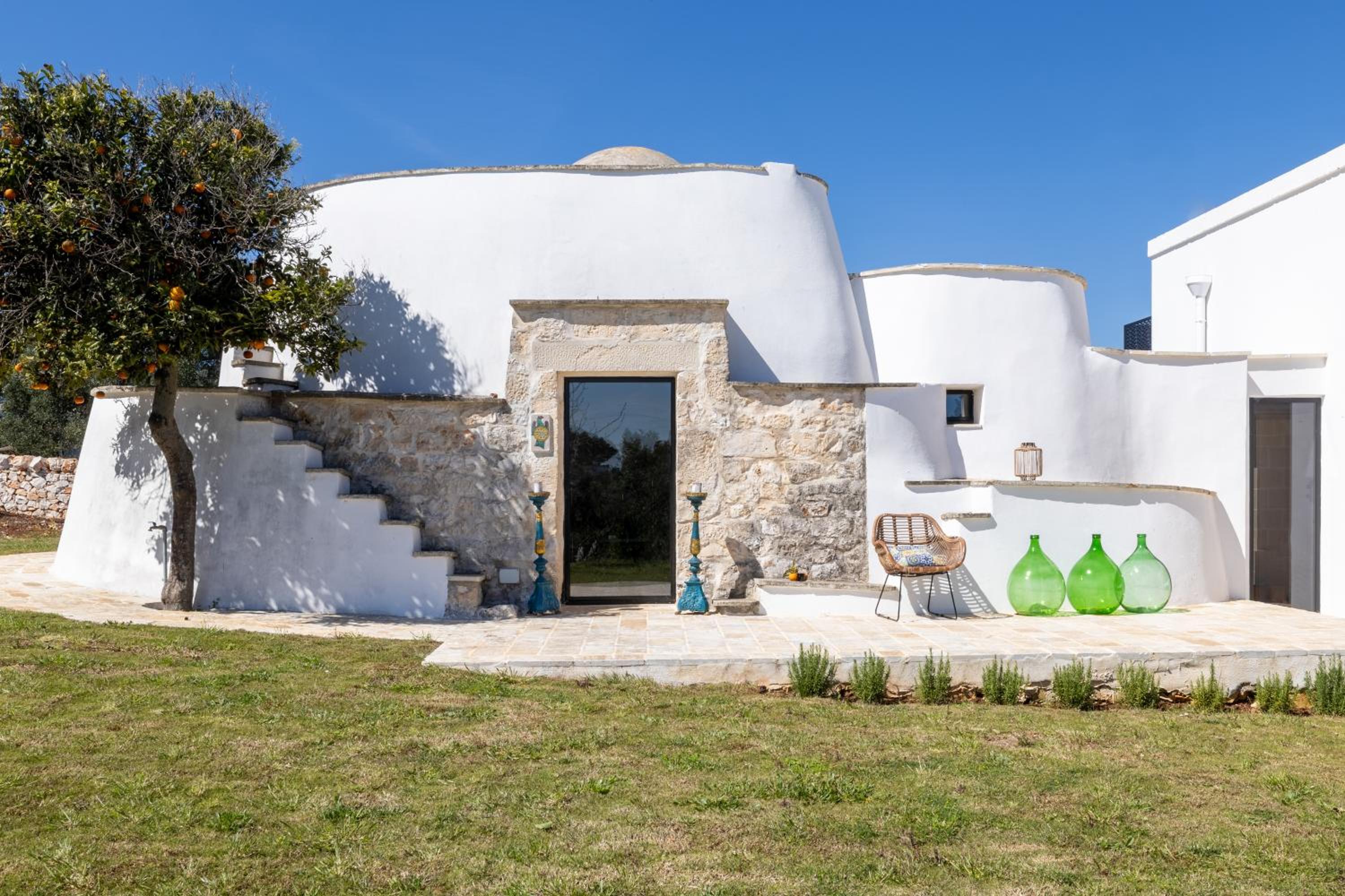 Lagalene Apulian Retreat-lamia e trullo eco-luxury con hammam e piscina