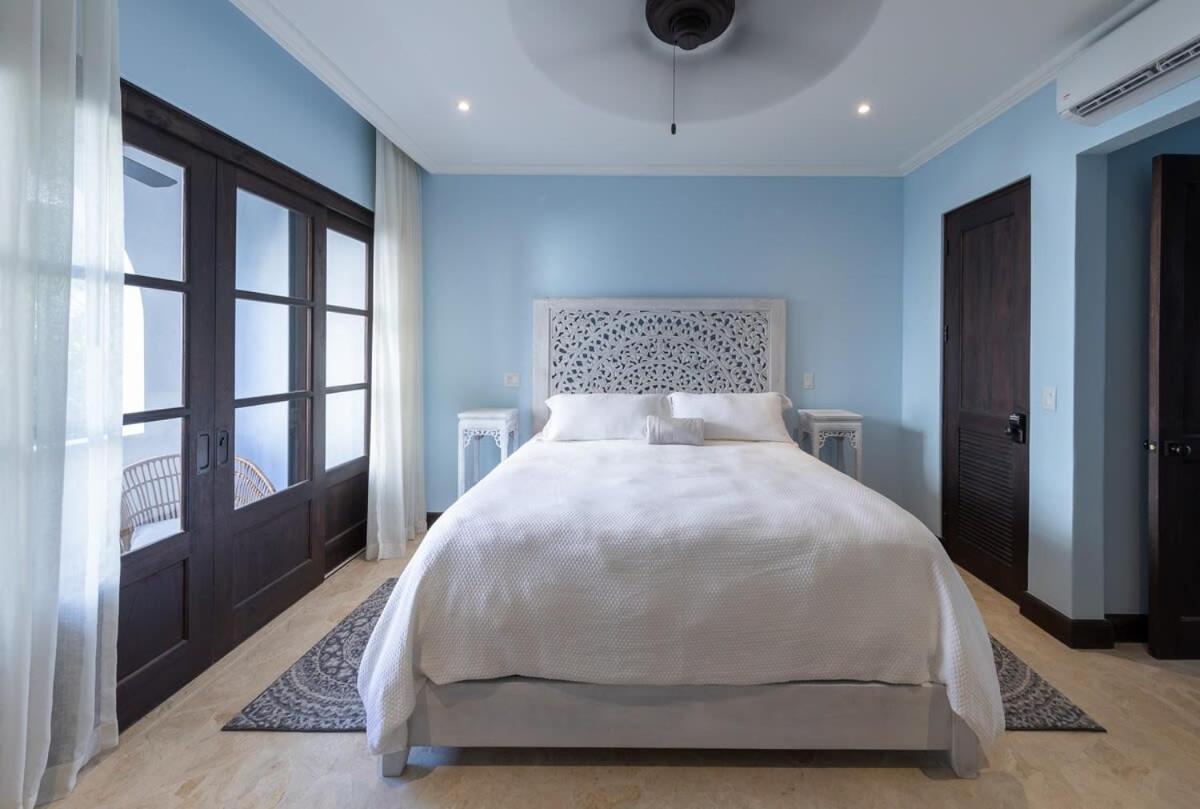 Mediterranean-Style Villa with a Private Plunge Pool, Ocean Views, and Exclusive Beach Club Access