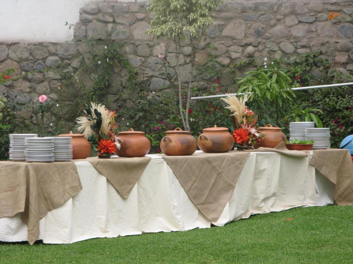 outdoor BBQ area