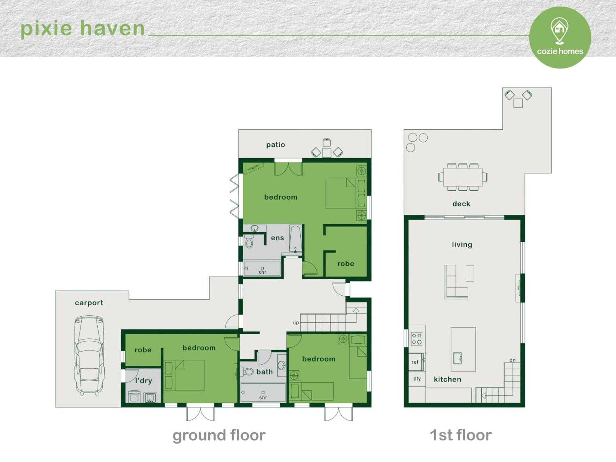 Coastal Woodland retreat at Pixie Haven
