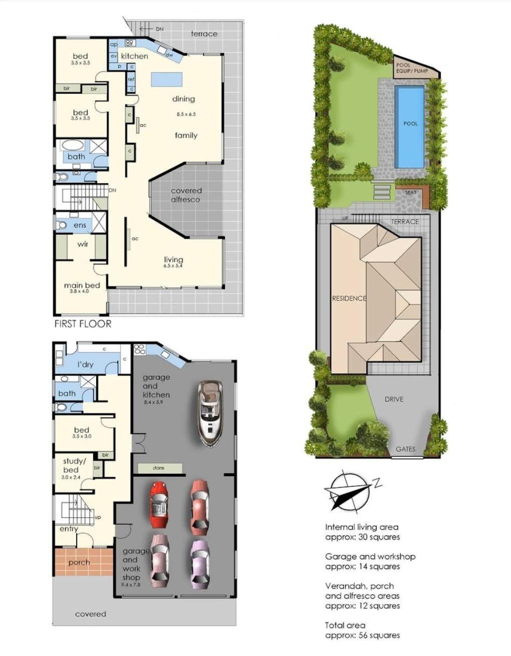 Blairgowrie Beachside Retreat Solar Heated Pool