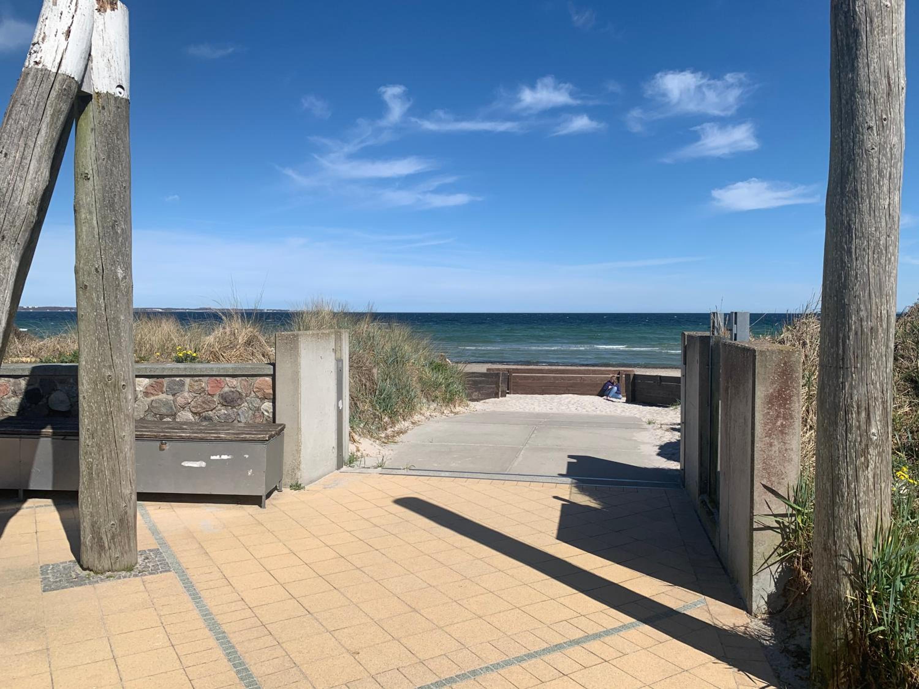 Ferienwohnung Barke App 26 mit seitlichem Meerblick in Scharbeutz