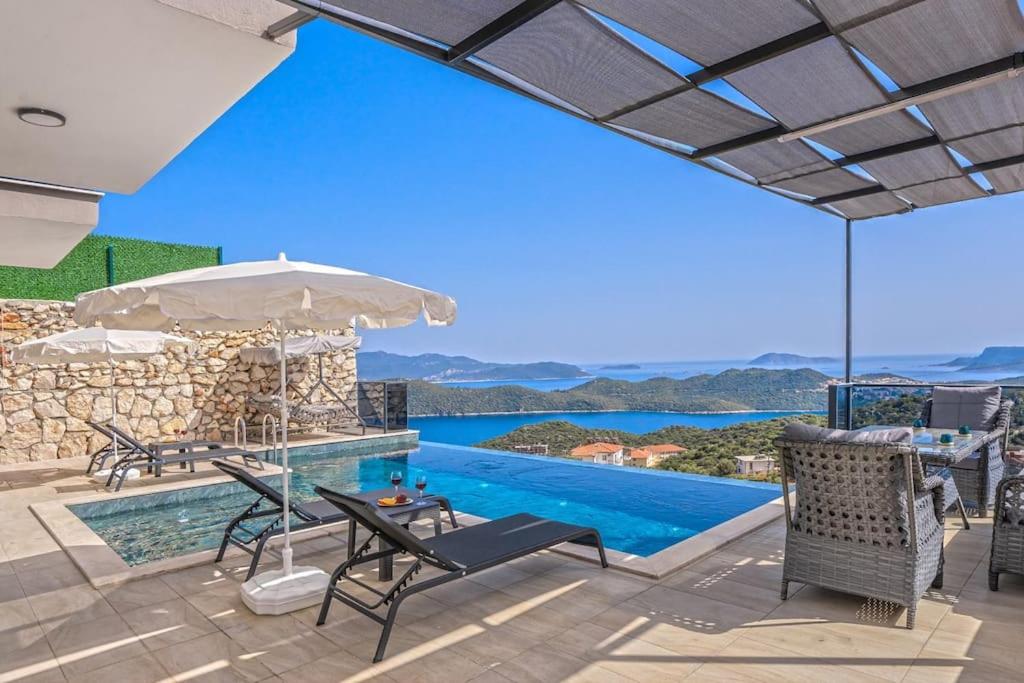 Villa Aydemir Kaş , 4 Kişilik ,Manzara Merkezi, Jakuzi ,Sinema view 2