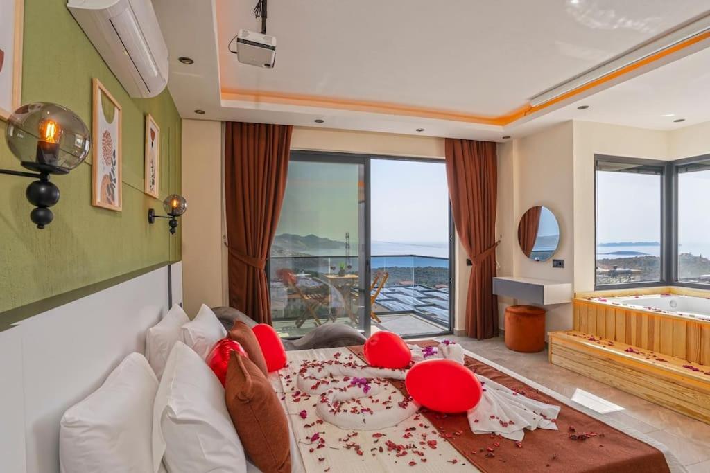 Villa Aydemir Kaş , 4 Kişilik ,Manzara Merkezi, Jakuzi ,Sinema view 5
