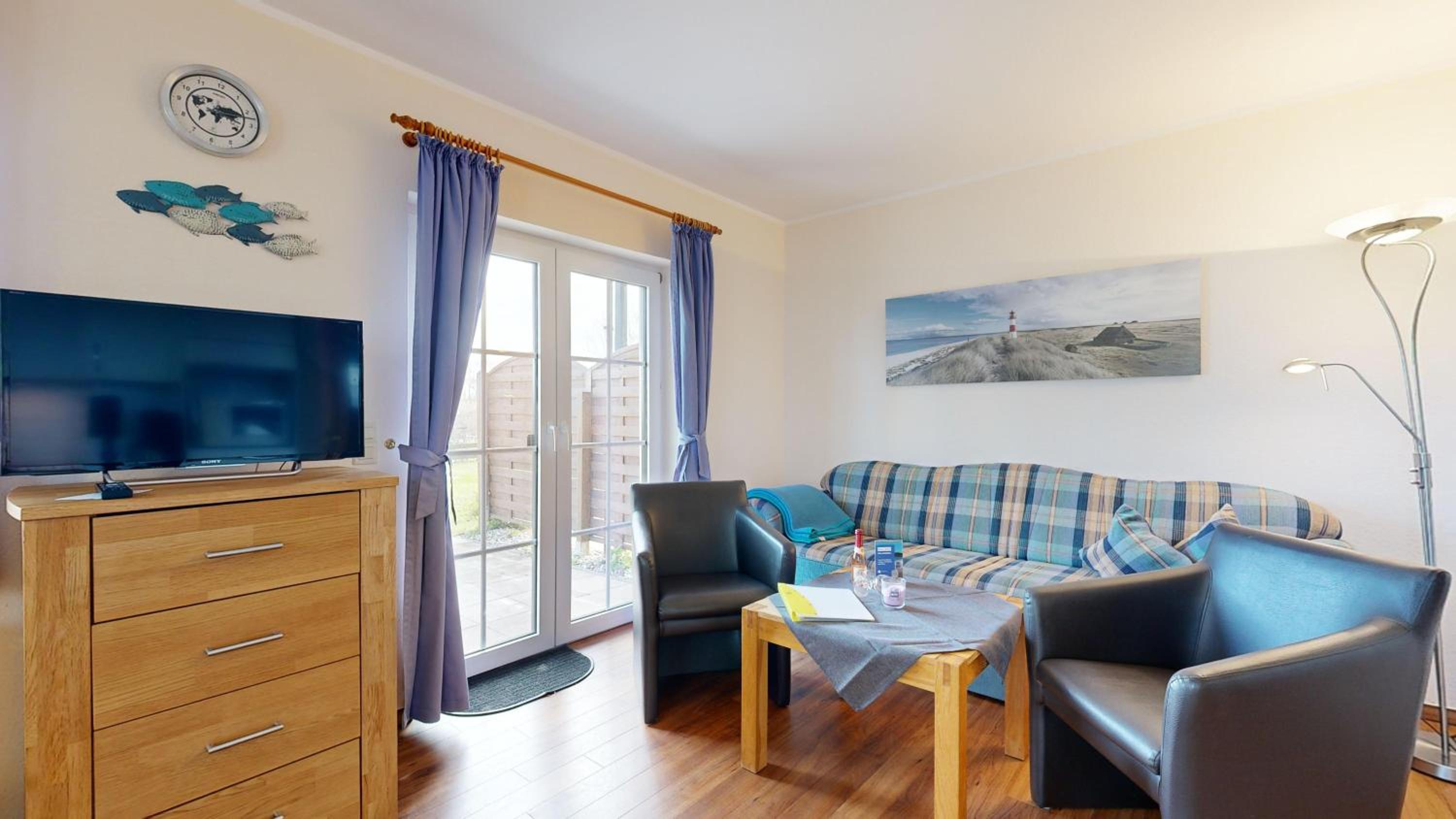 Ferienhaus Möwe, 2 Schlafzimmer, Balkon in Lancken Granitz