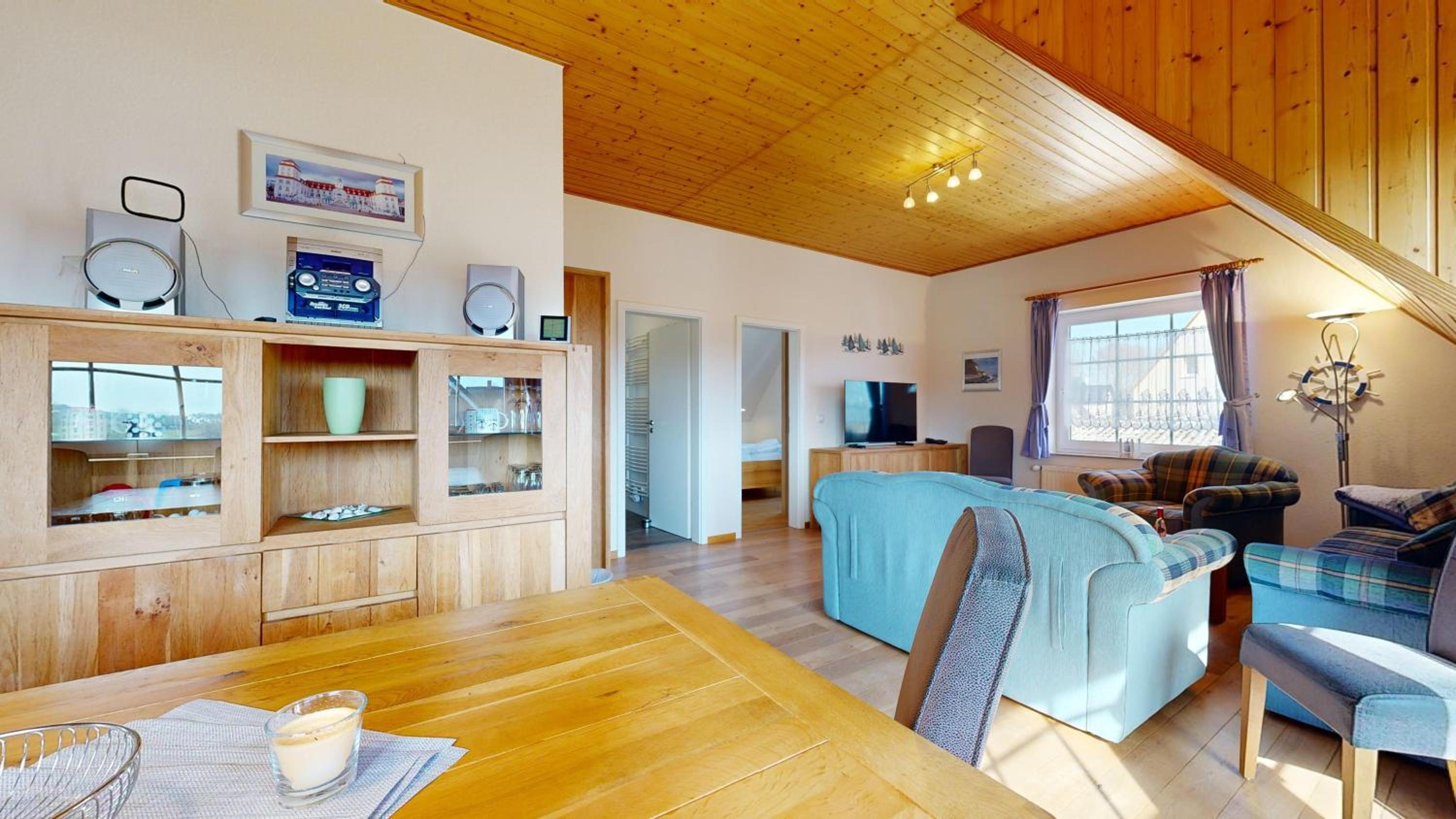 Ferienhaus Möwe, 2 Schlafzimmer, Balkon in Lancken Granitz