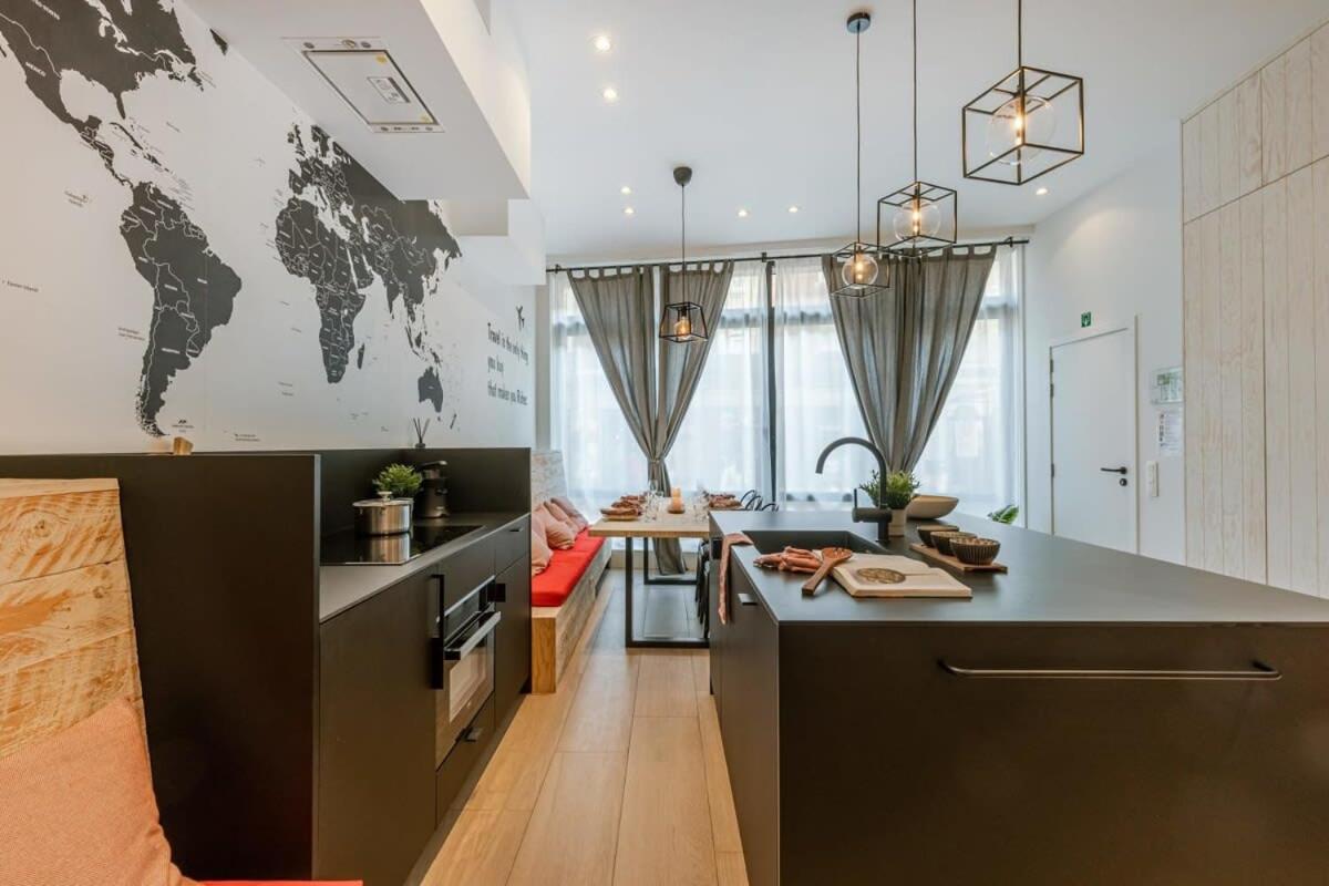 Colorful apartment in the center of Ypres