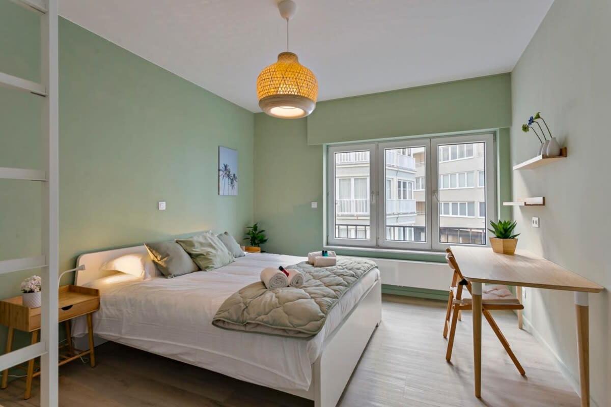 Stylishly refurbished family apartment with stunning sea view