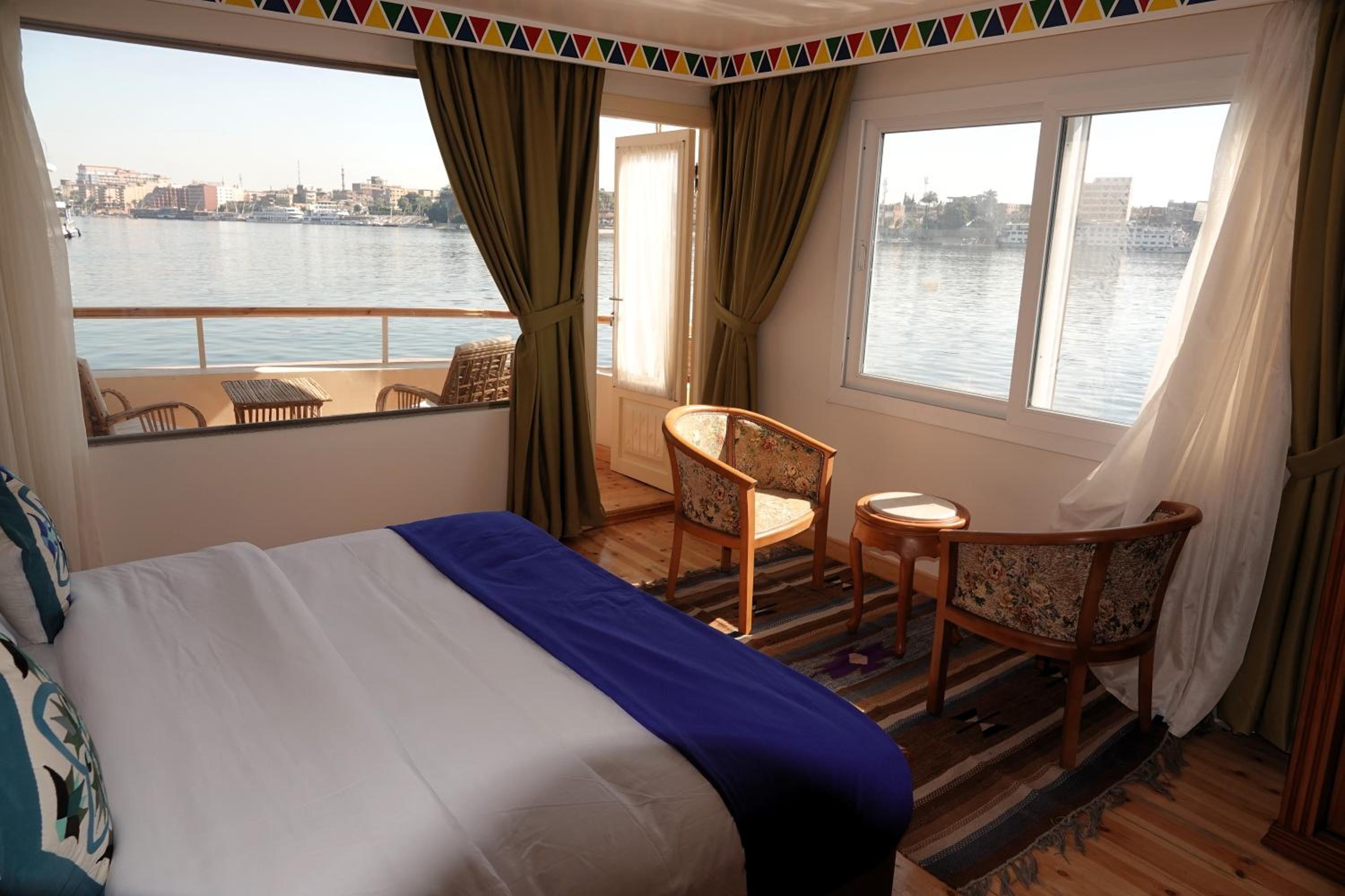 dahabeya nile cruise elephantine Every Saturday from Luxor to Aswan 4 Nights, Every Wednesday from Aswan to Luxor 3 Nights view 2