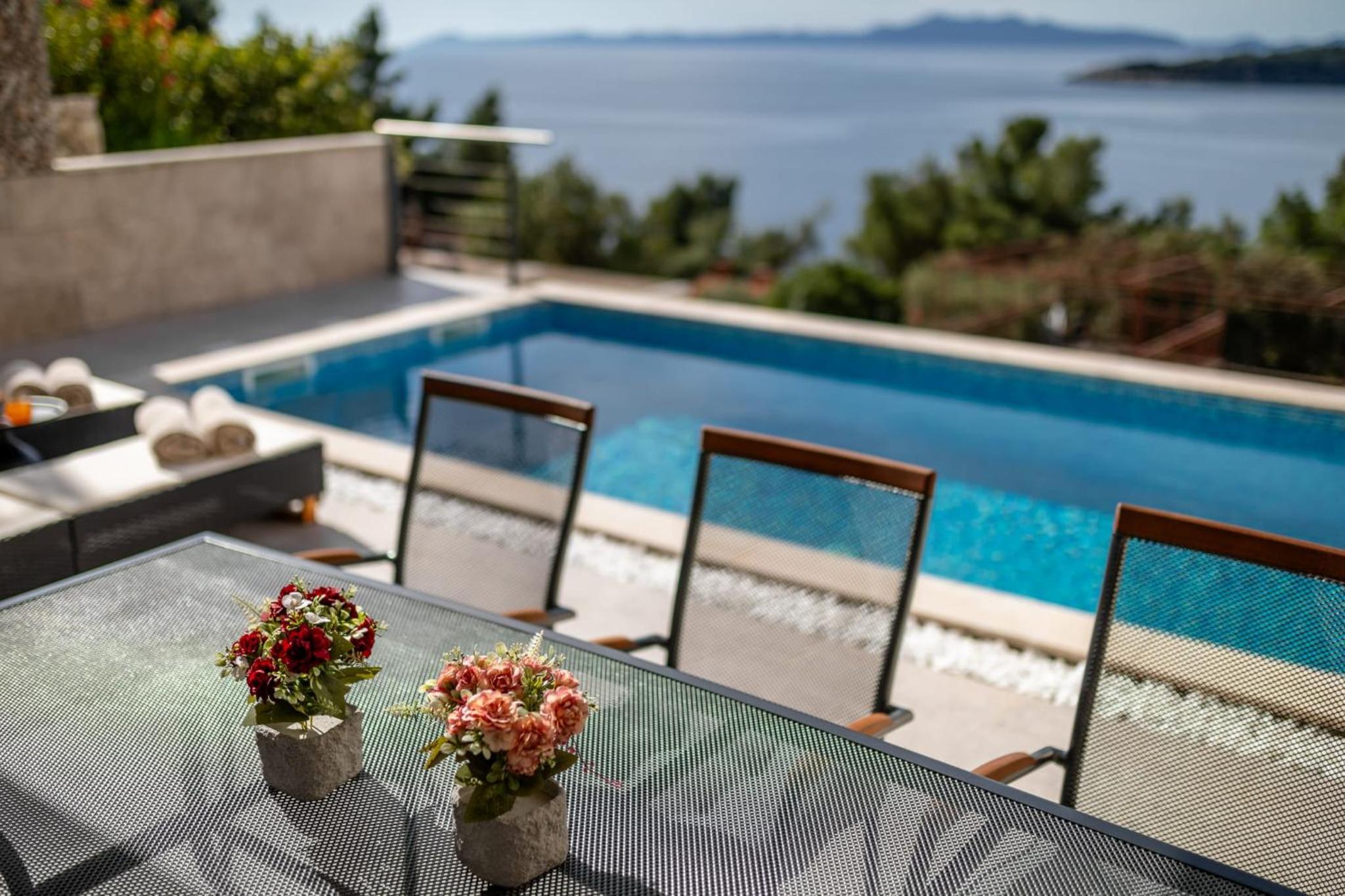 Villa Josip en Prizba — recepcion & lobby