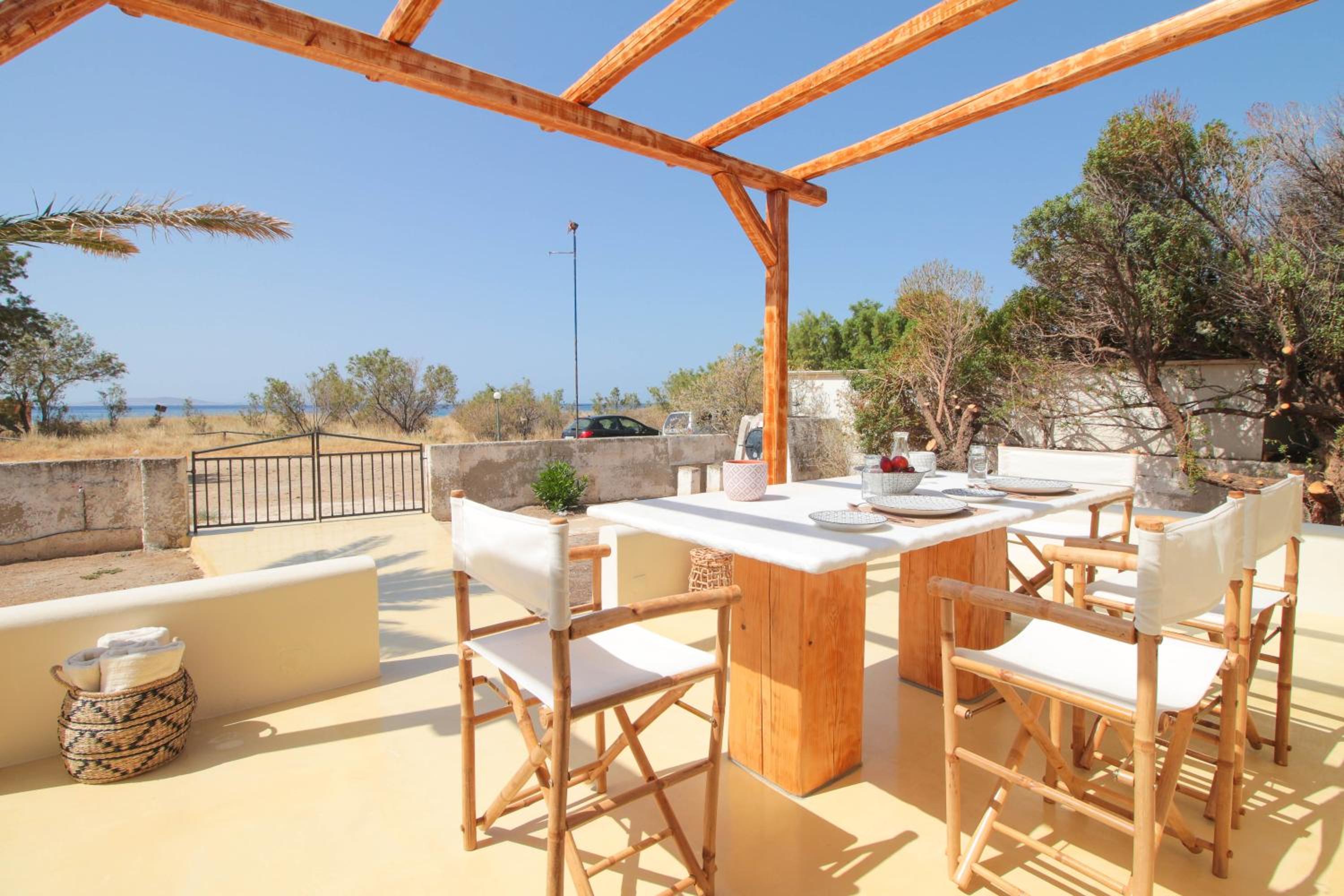 4Twaves beach house - BeachFront in Agios Ioannis view 4