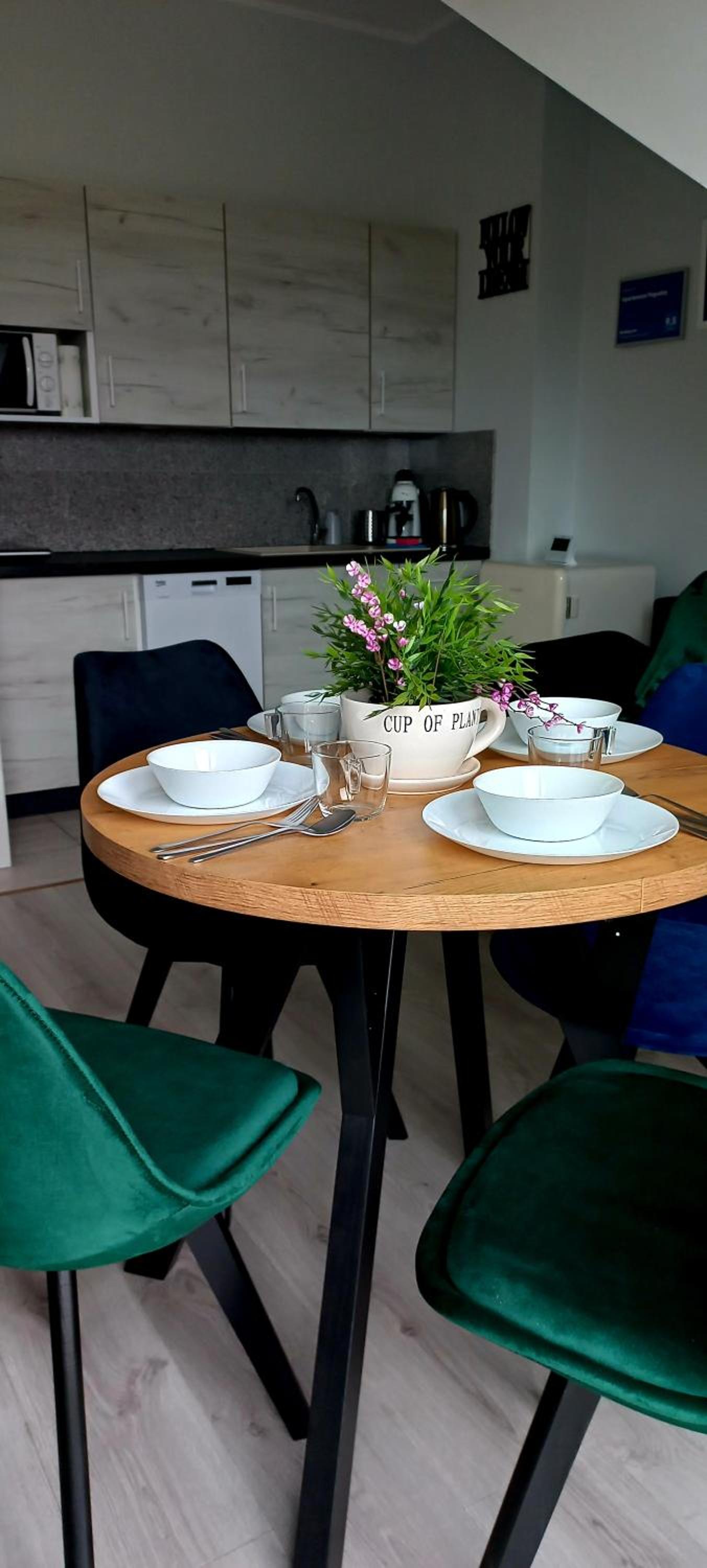 Apartament Pogodny en Łeba — dining