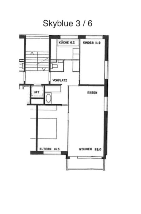 Beautiful, quite and very central 2 bedroom flat (Sky6)