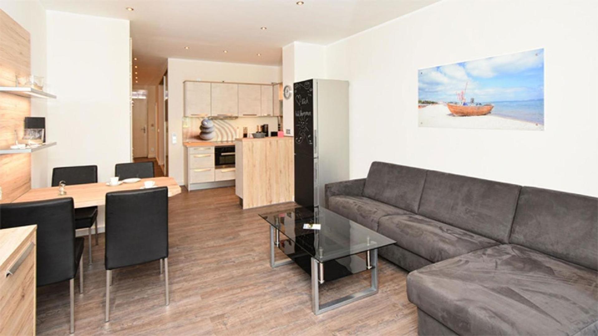 Strandnahes Appartement mit Meerblick