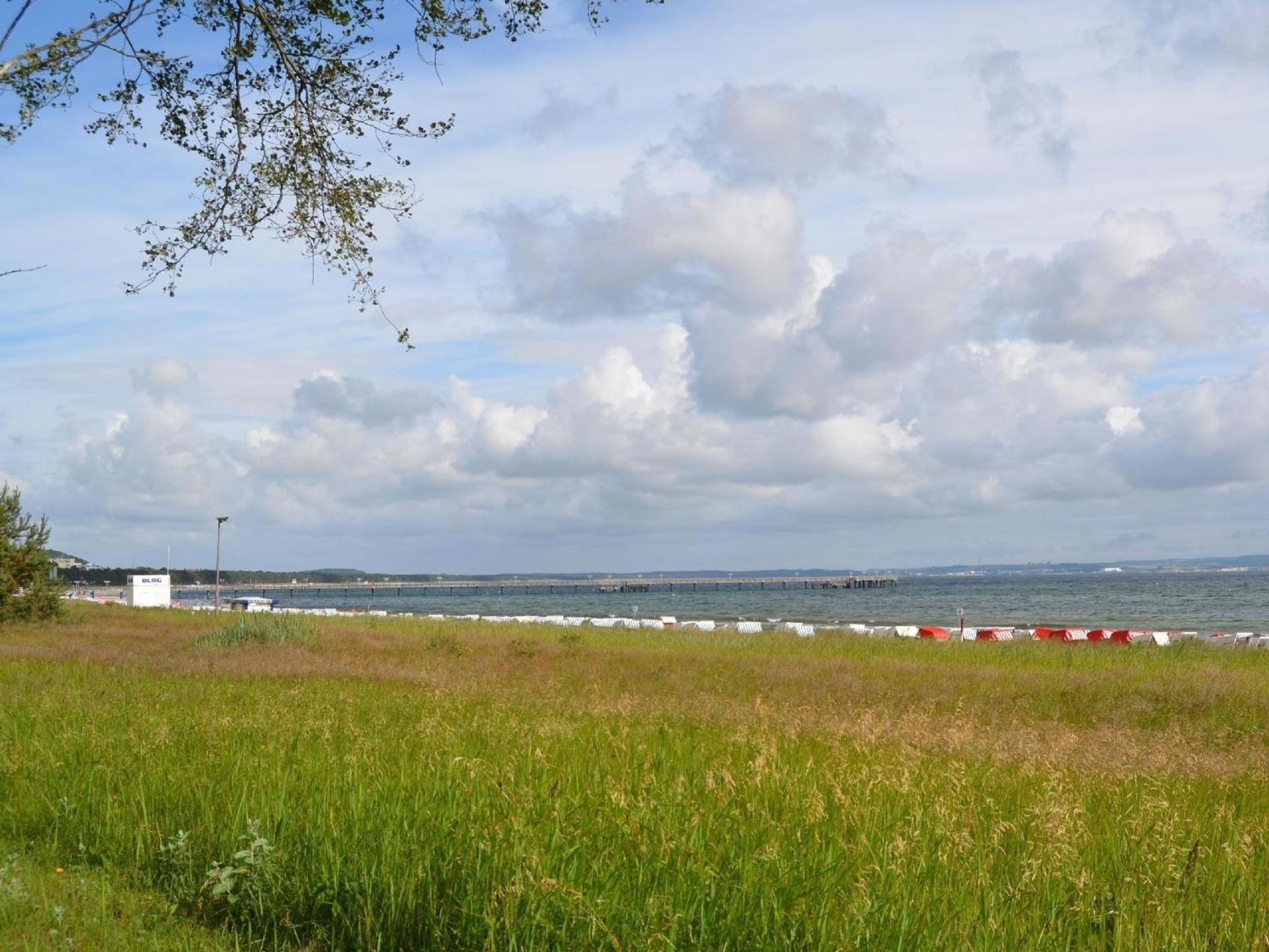 Strandnahes Appartement mit Meerblick