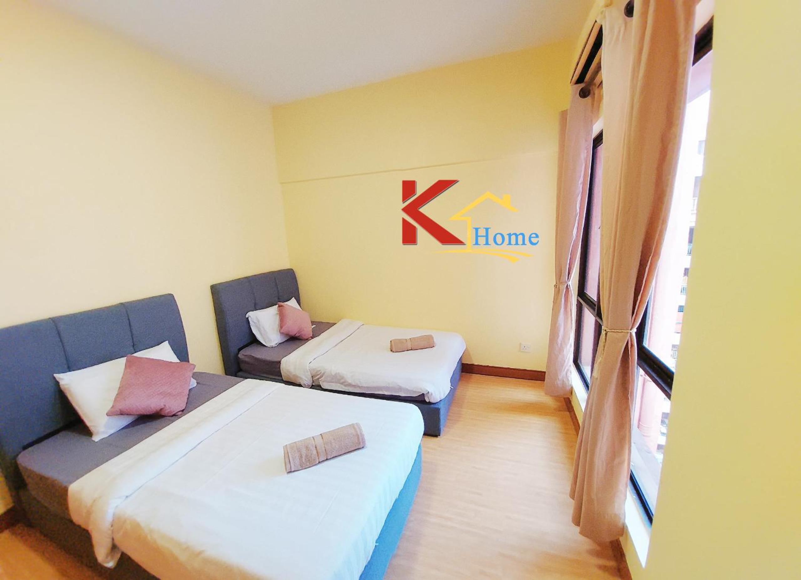 KHome-MarinaCourt-KK CITY CENTRE .3B2R(8Pax) NEW!! photo 8