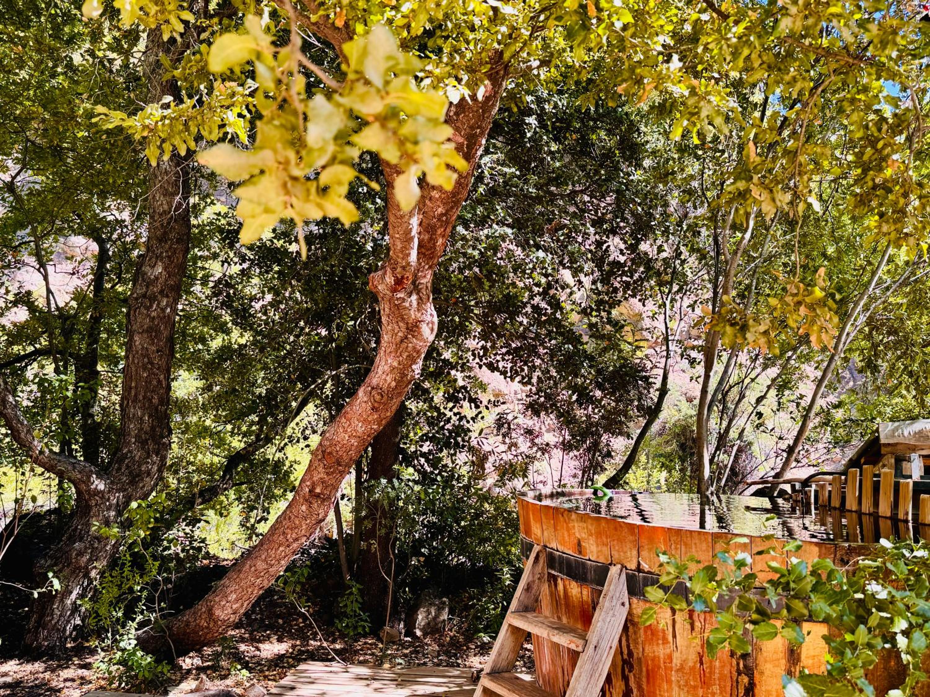 Parque Guaiquivilo, Cabañas de montaña con tinaja privada
