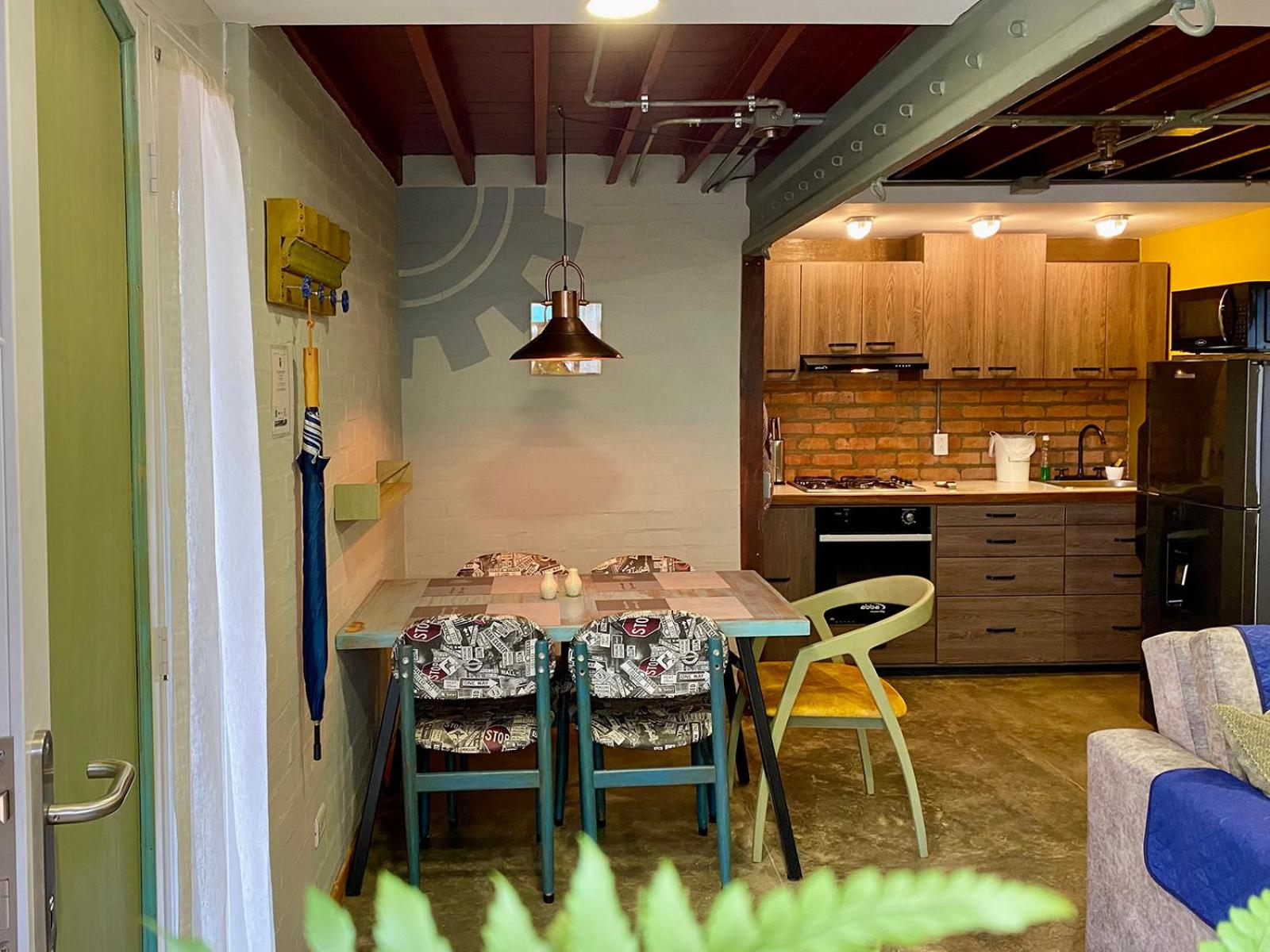 Container convertido en acogedor apartamento