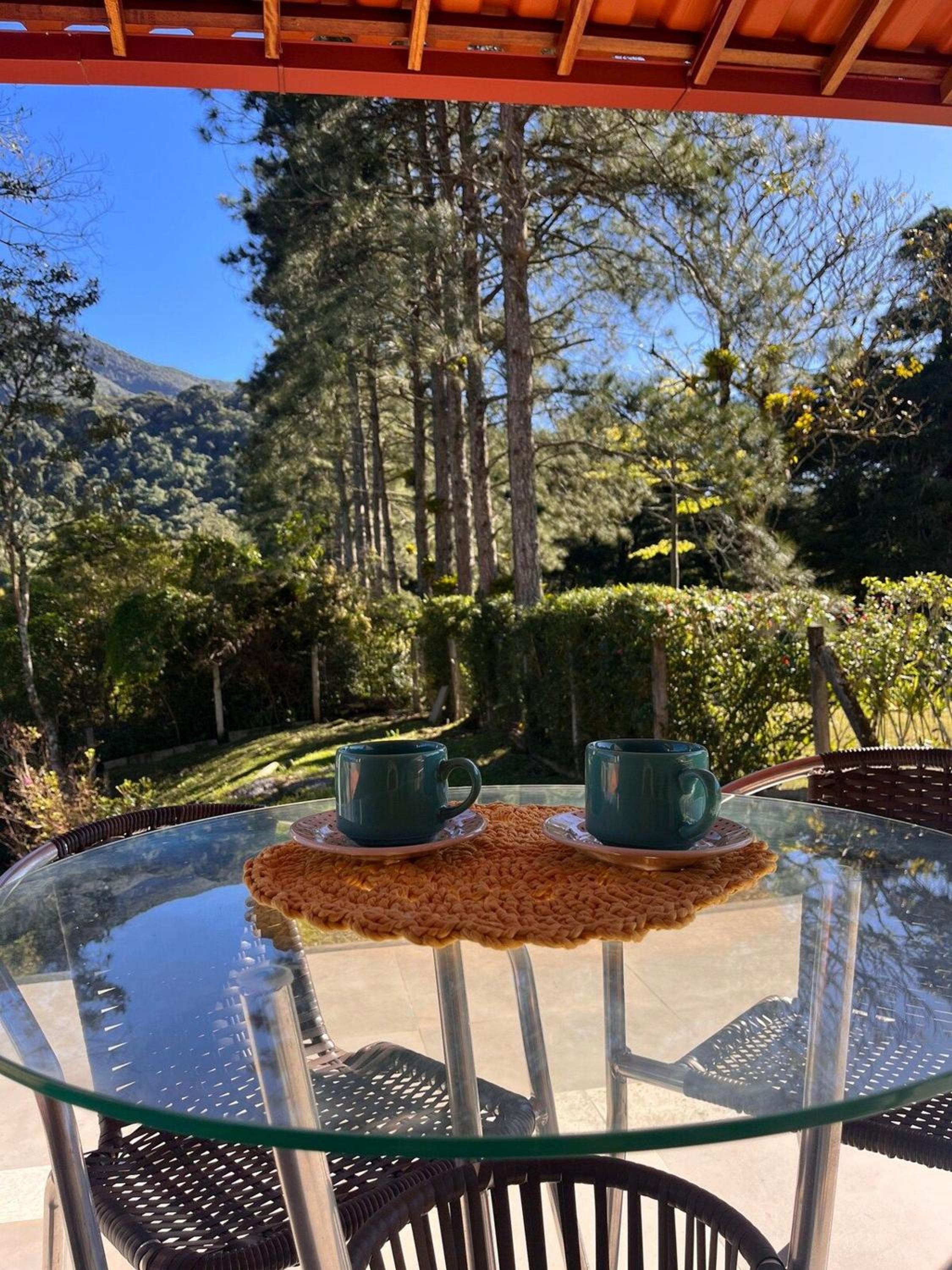 Vista para montanha com 3 quartos