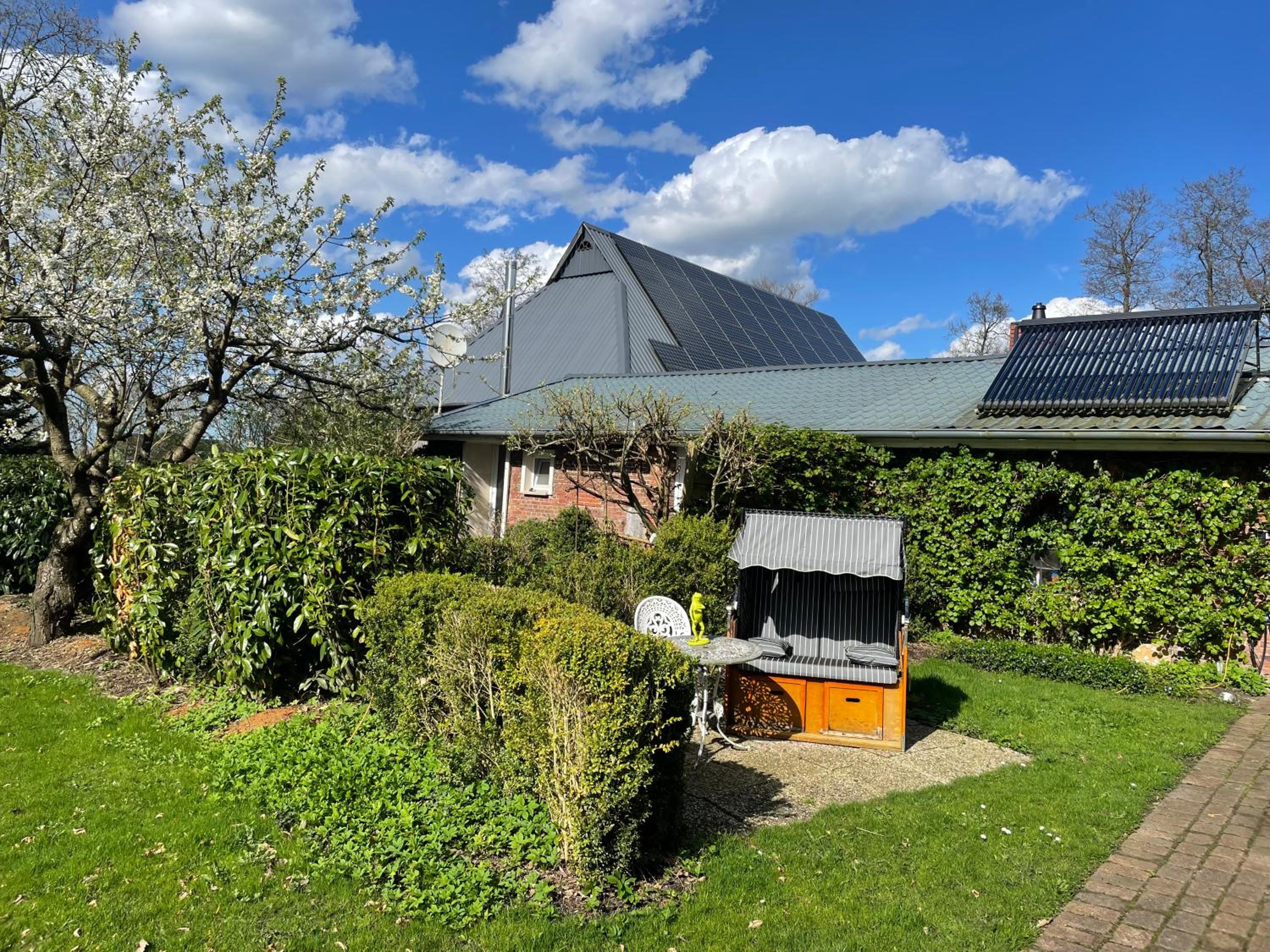 Altes Landhaus Oste, Klavier Appartement, 2 Zimmer mit Kamin