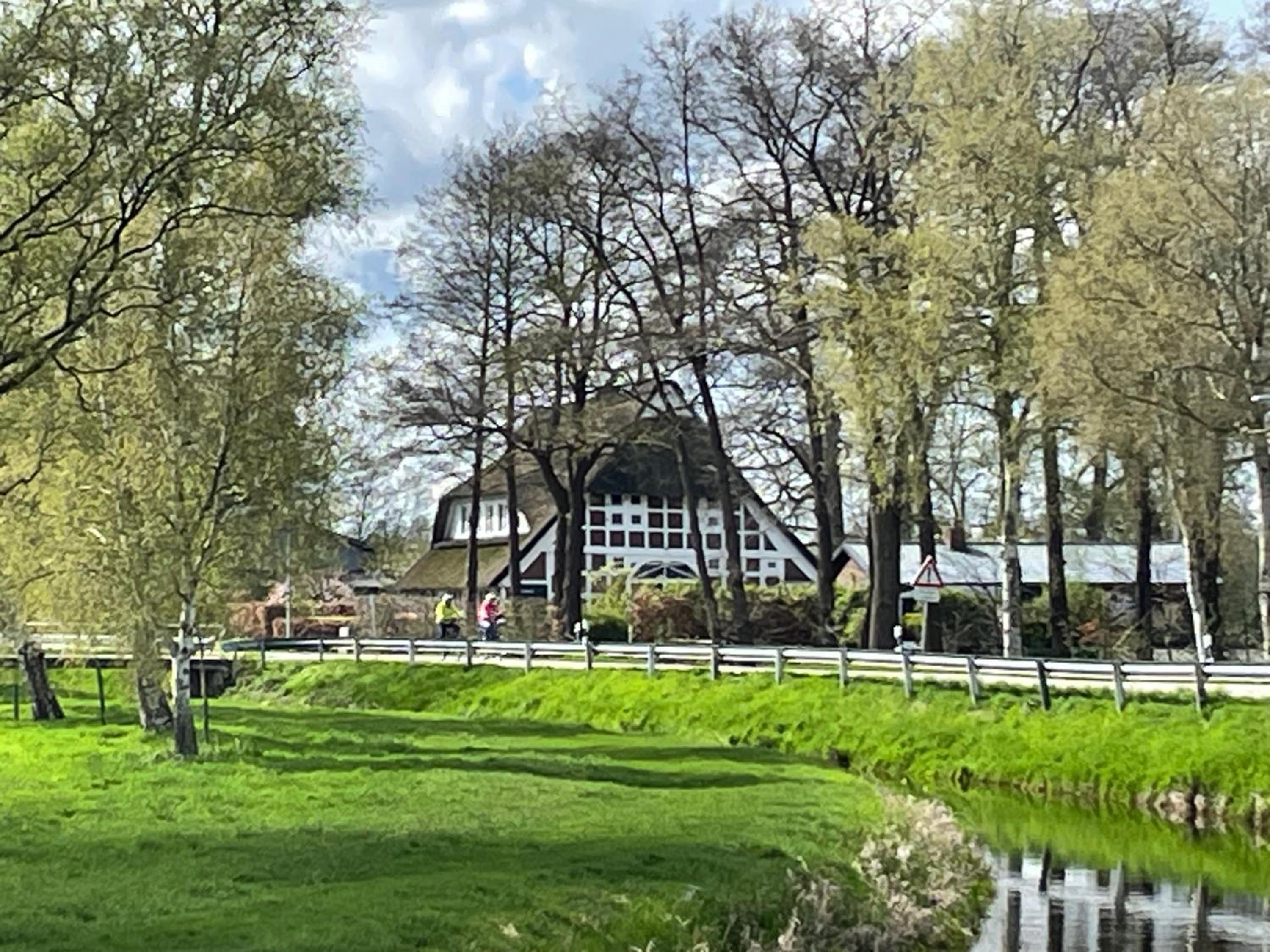 Altes Landhaus Oste, Klavier Appartement, 2 Zimmer mit Kamin