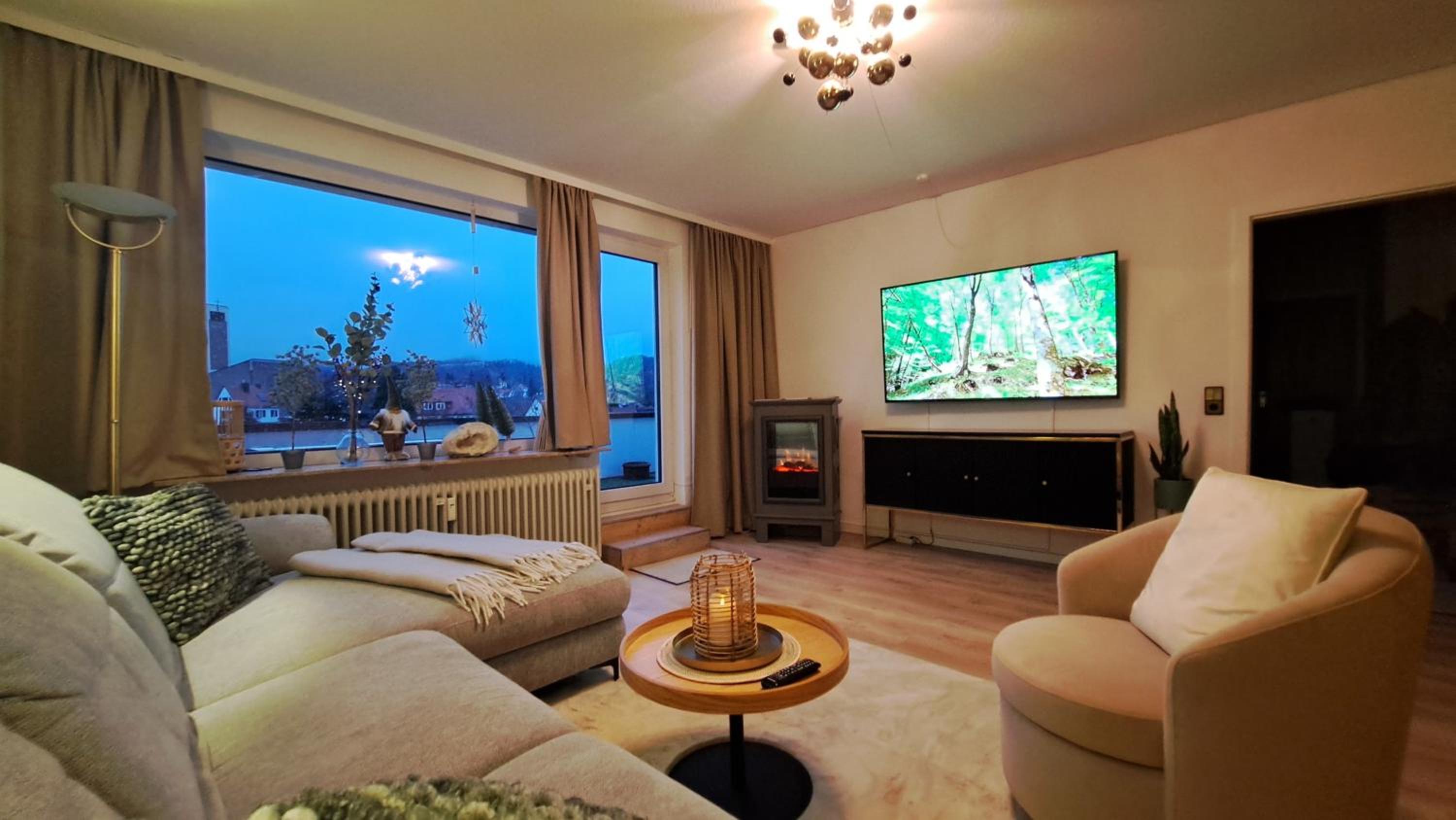 Das kleine Penthouse mit Kamin