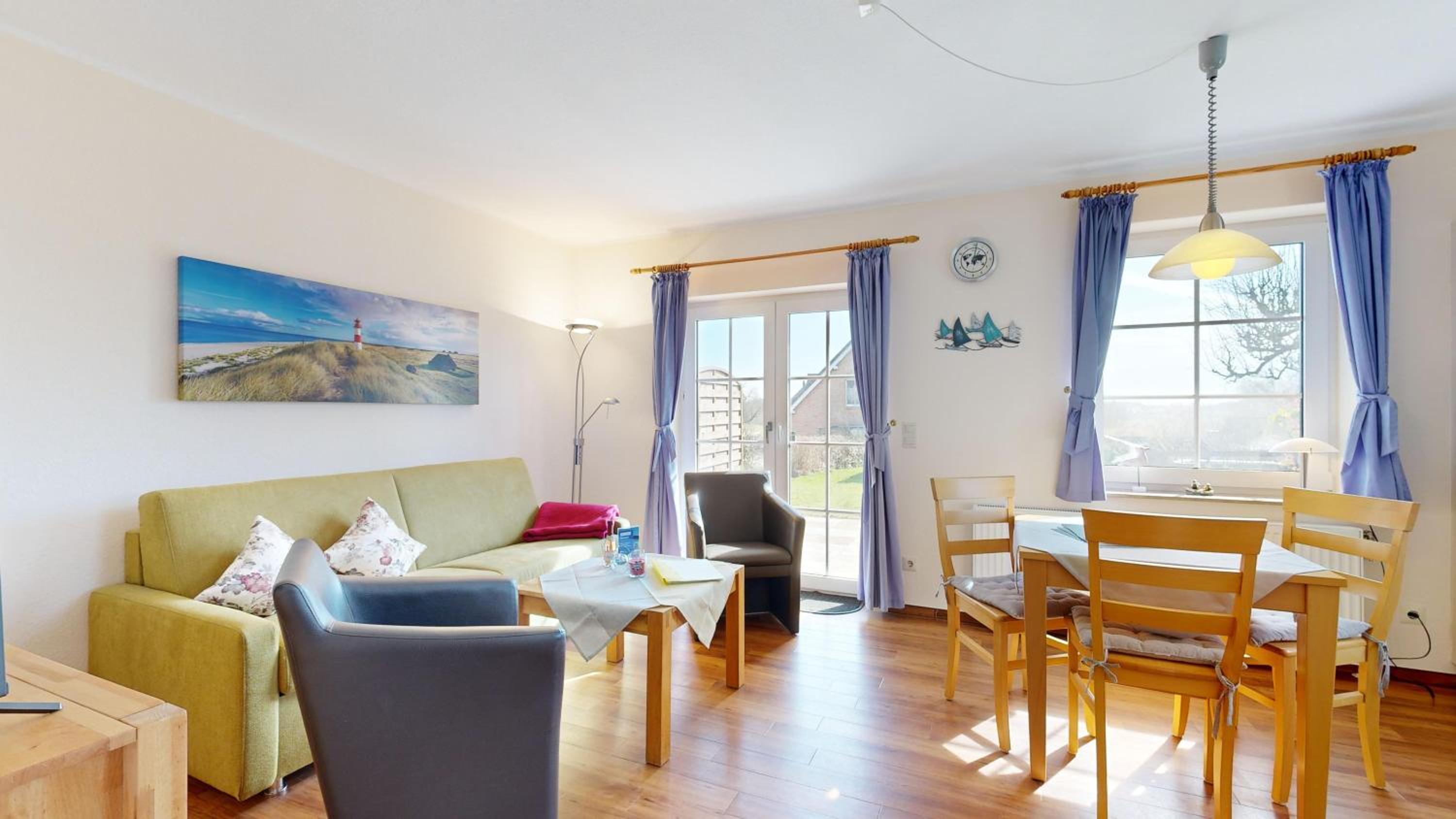 Ferienhaus Möwe, 2 Schlafzimmer, Balkon in Lancken Granitz
