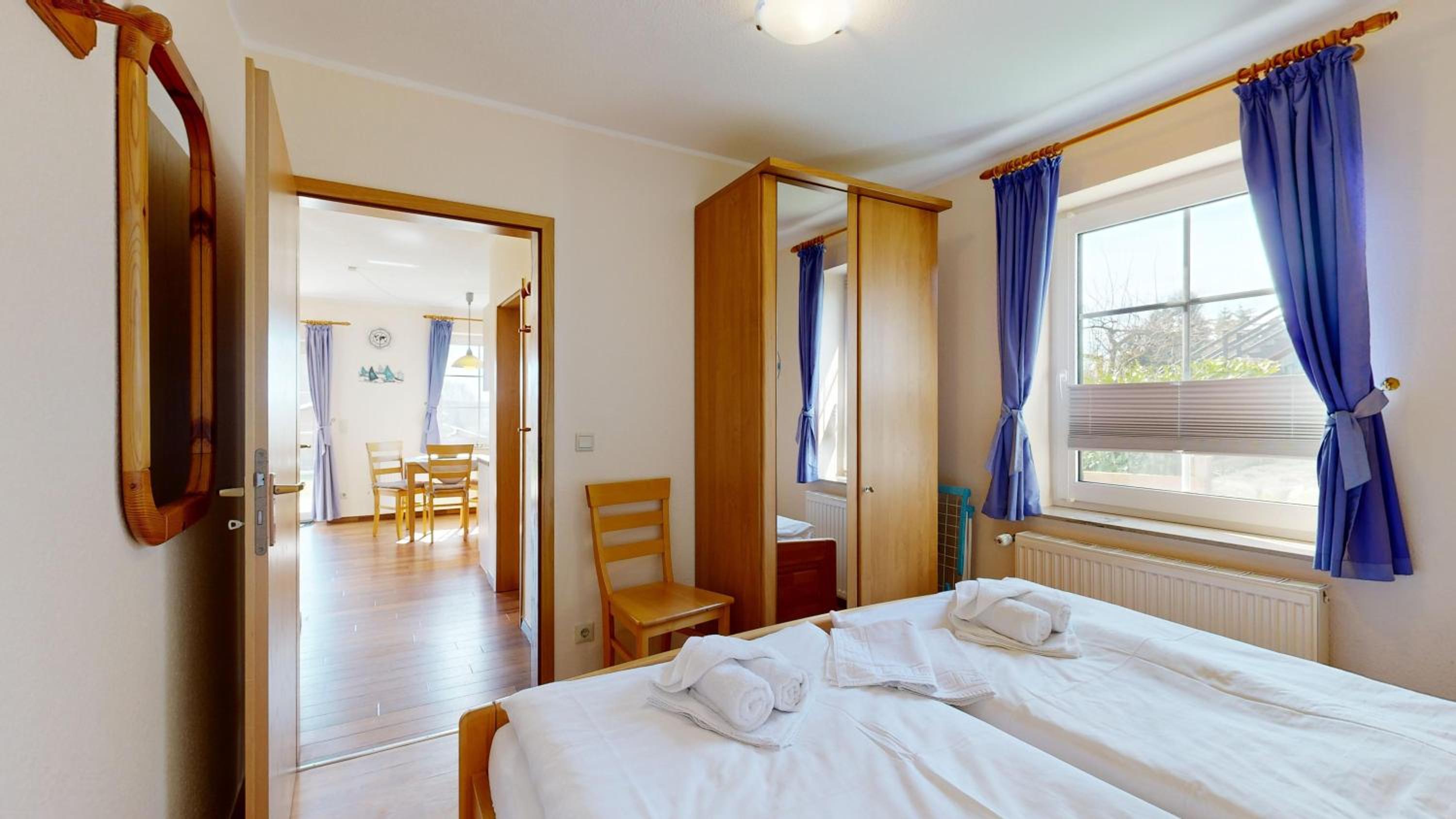 Ferienhaus Möwe, 2 Schlafzimmer, Balkon in Lancken Granitz
