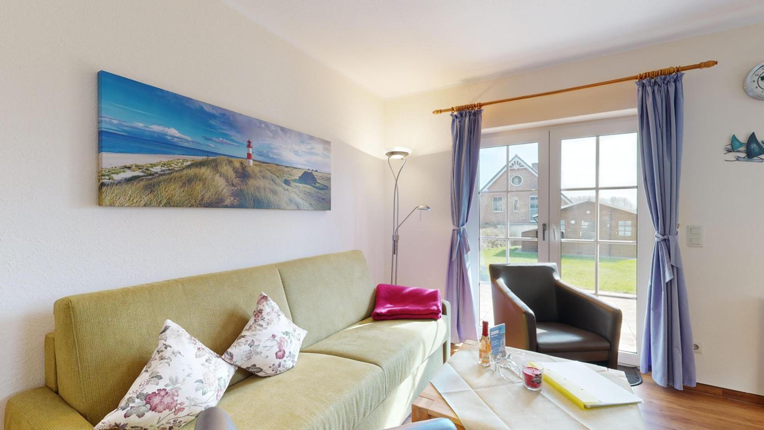 Ferienhaus Möwe, 2 Schlafzimmer, Balkon in Lancken Granitz