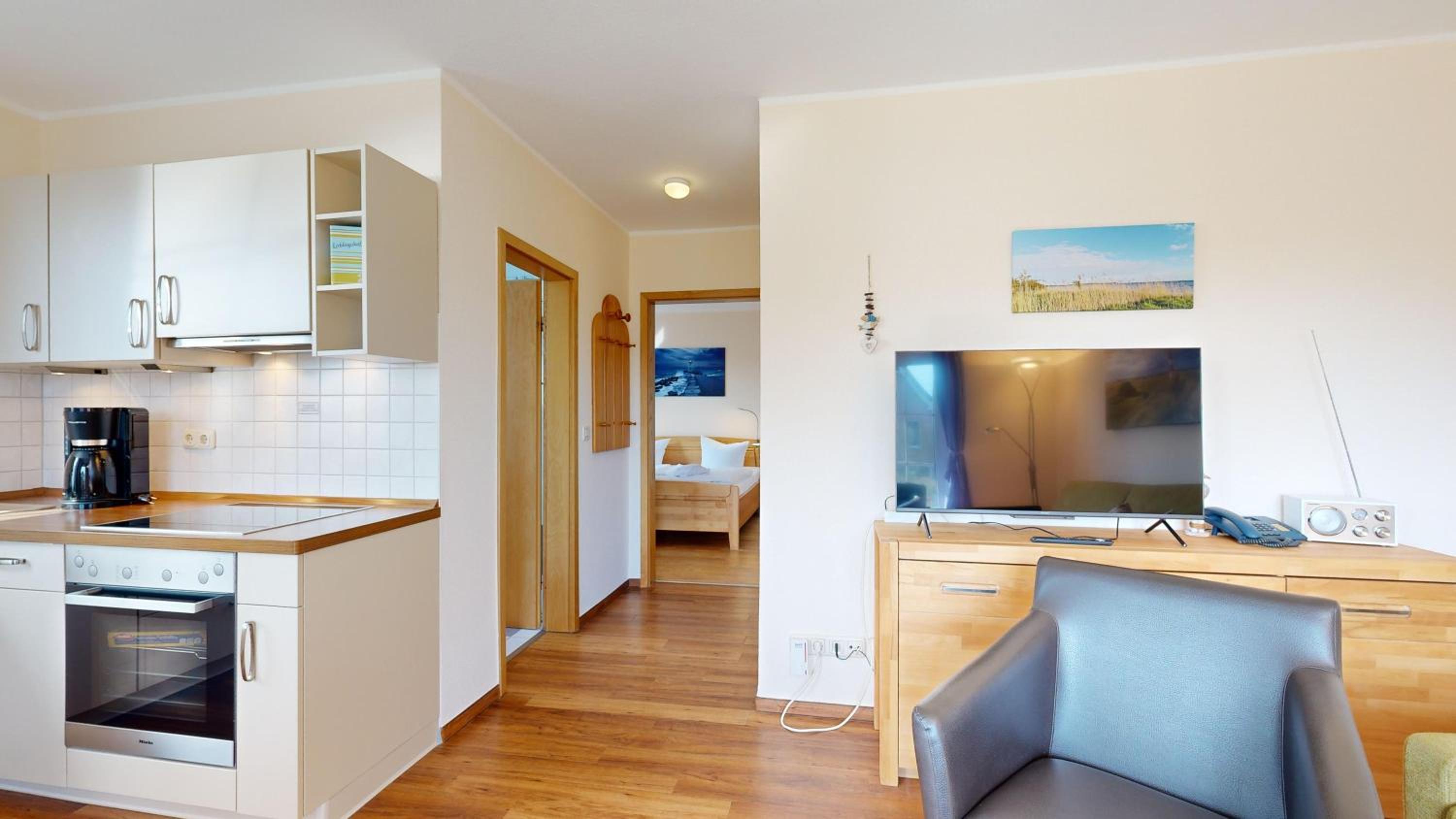 Ferienhaus Möwe, 2 Schlafzimmer, Balkon in Lancken Granitz