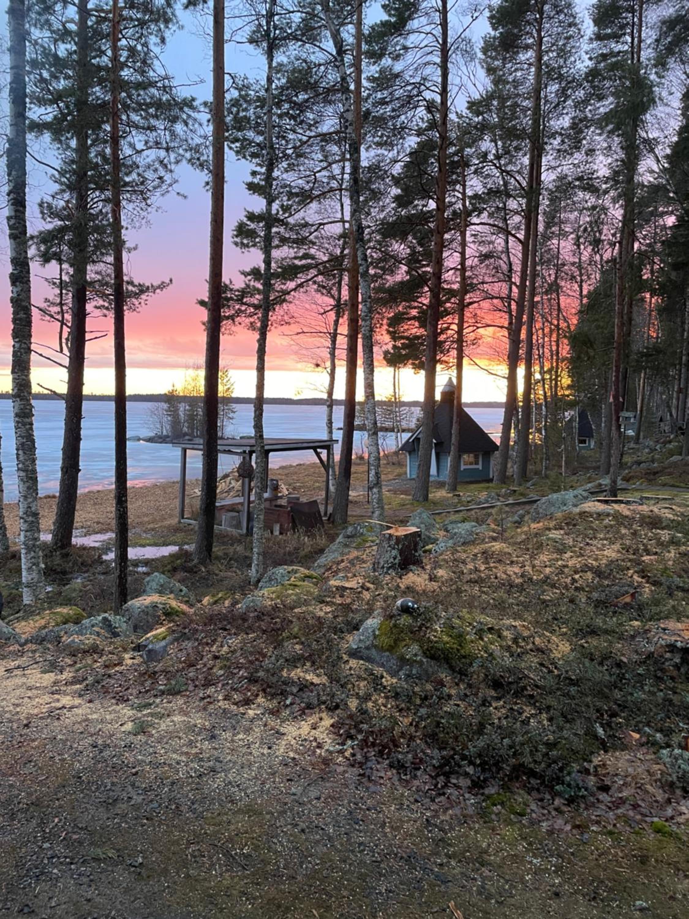 Huvila Pahkaranta Lestijärven rannalla