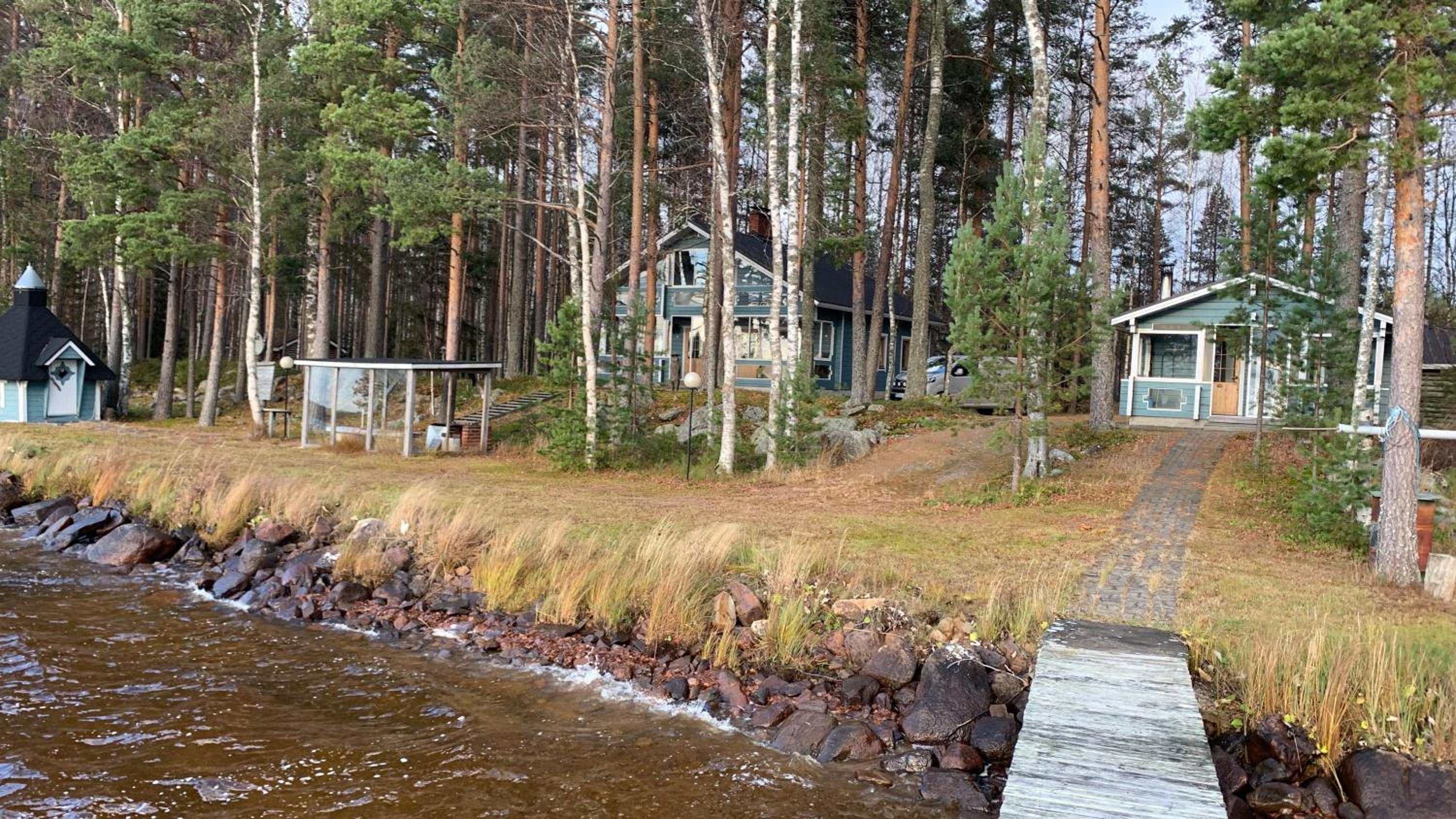 Huvila Pahkaranta Lestijärven rannalla