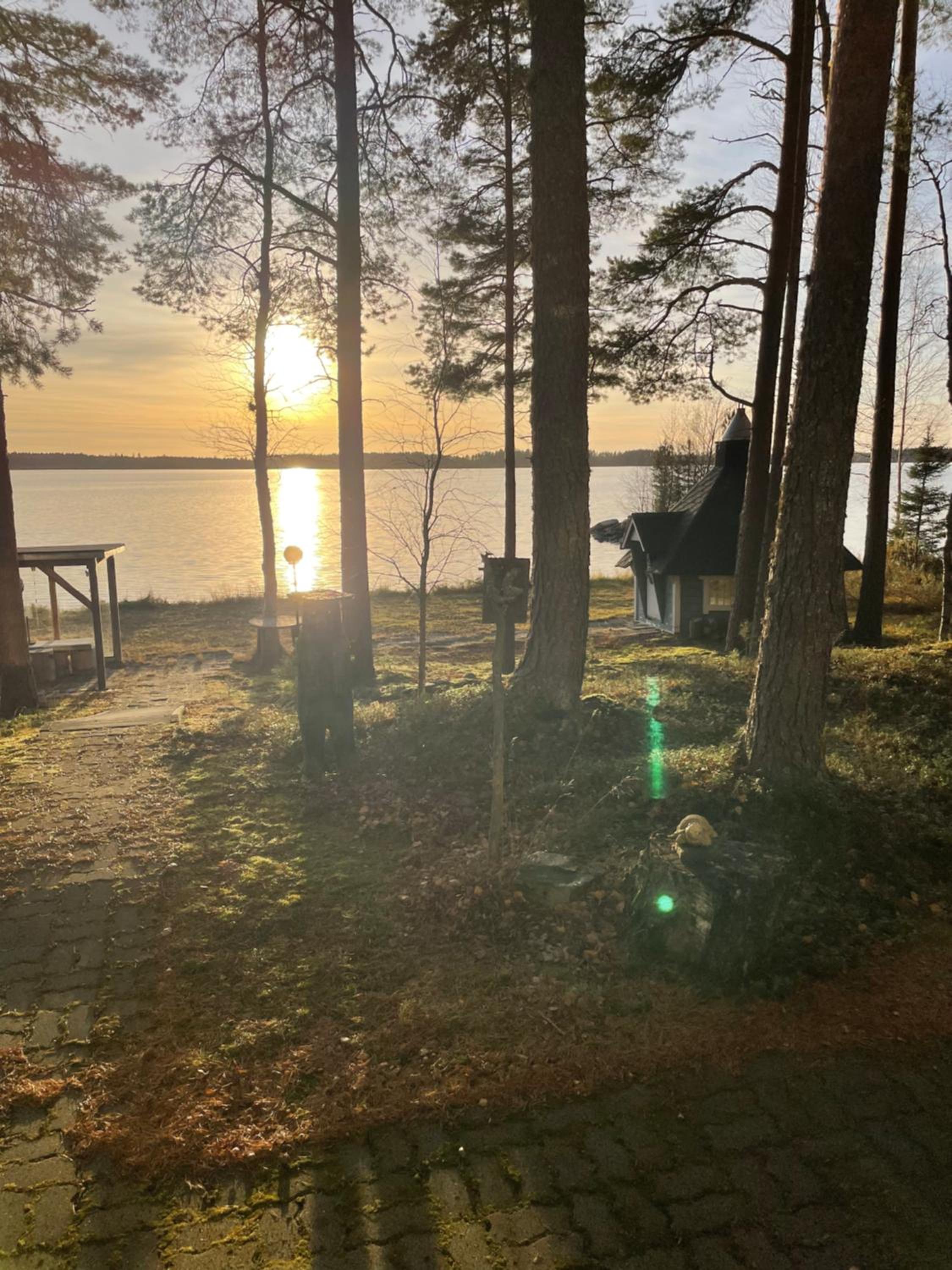 Huvila Pahkaranta Lestijärven rannalla