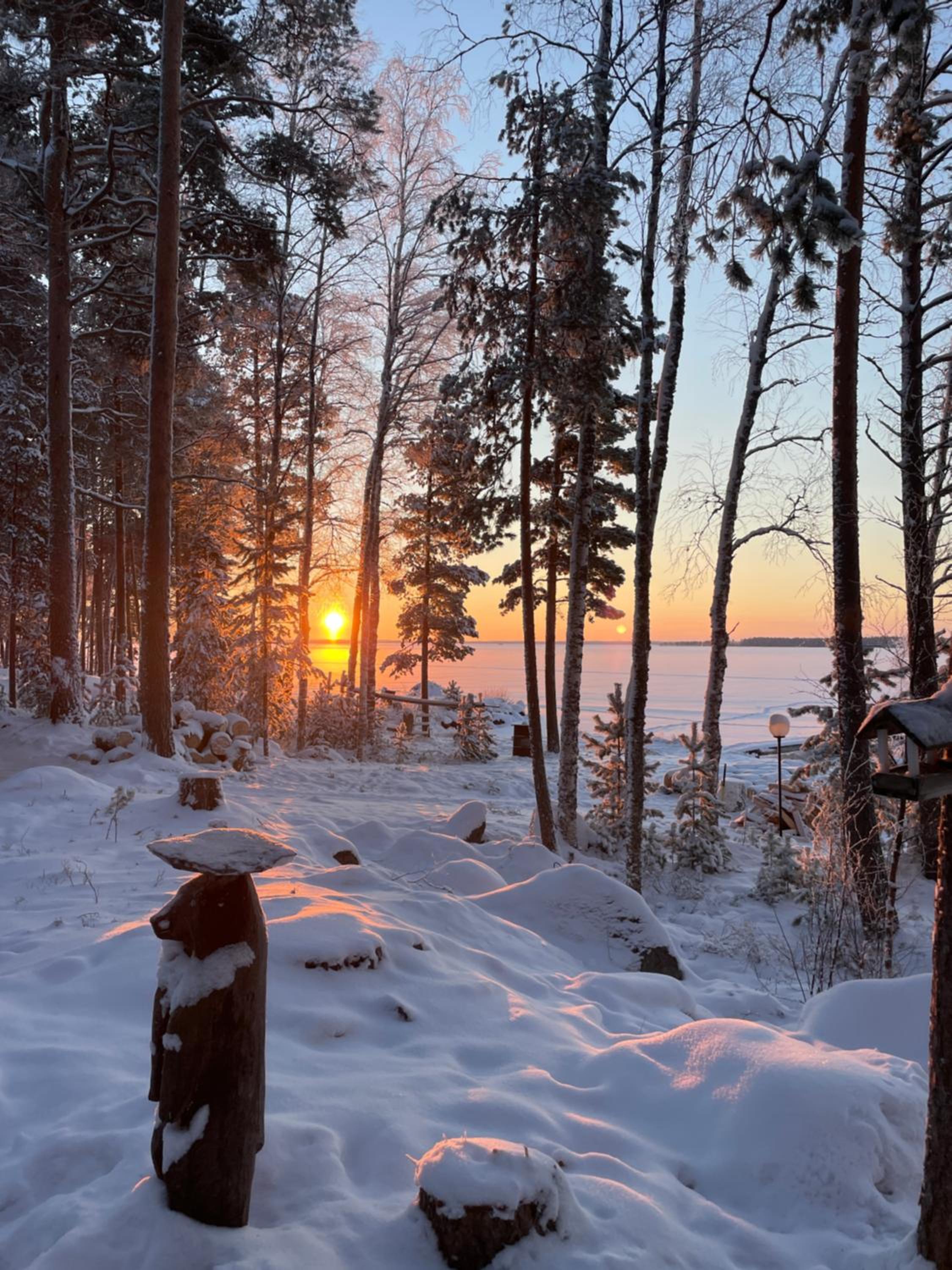 Huvila Pahkaranta Lestijärven rannalla