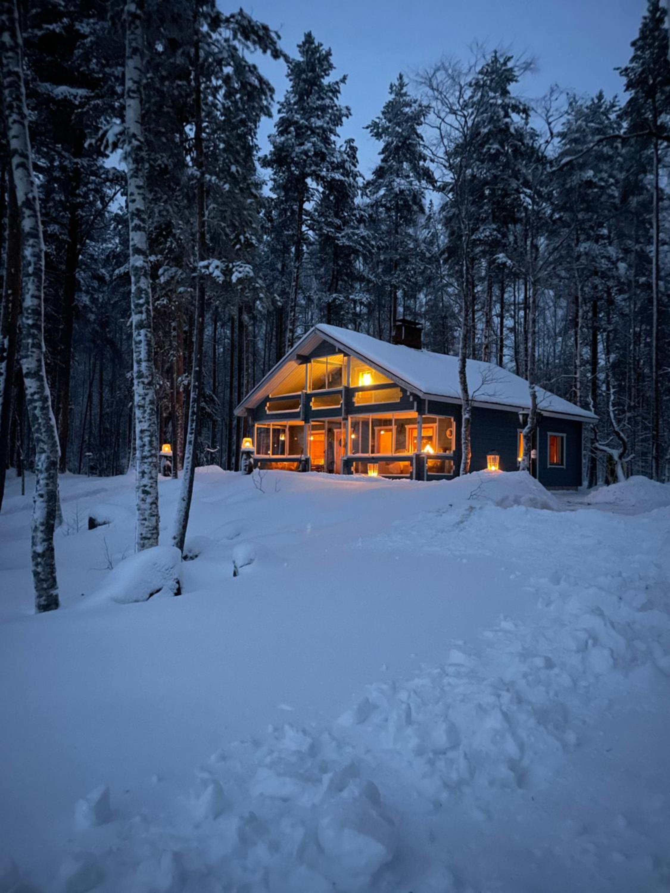 Huvila Pahkaranta Lestijärven rannalla