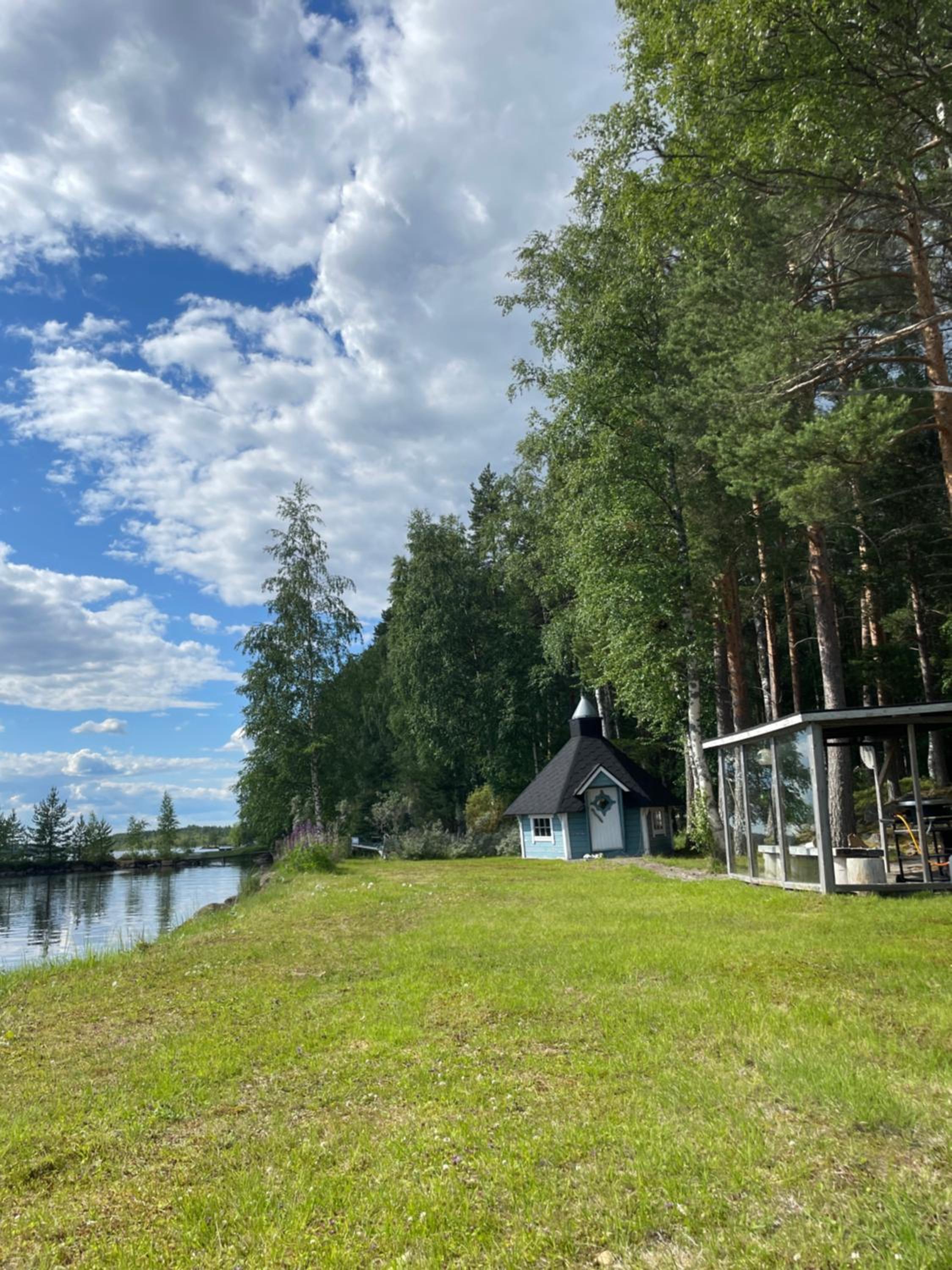 Huvila Pahkaranta Lestijärven rannalla