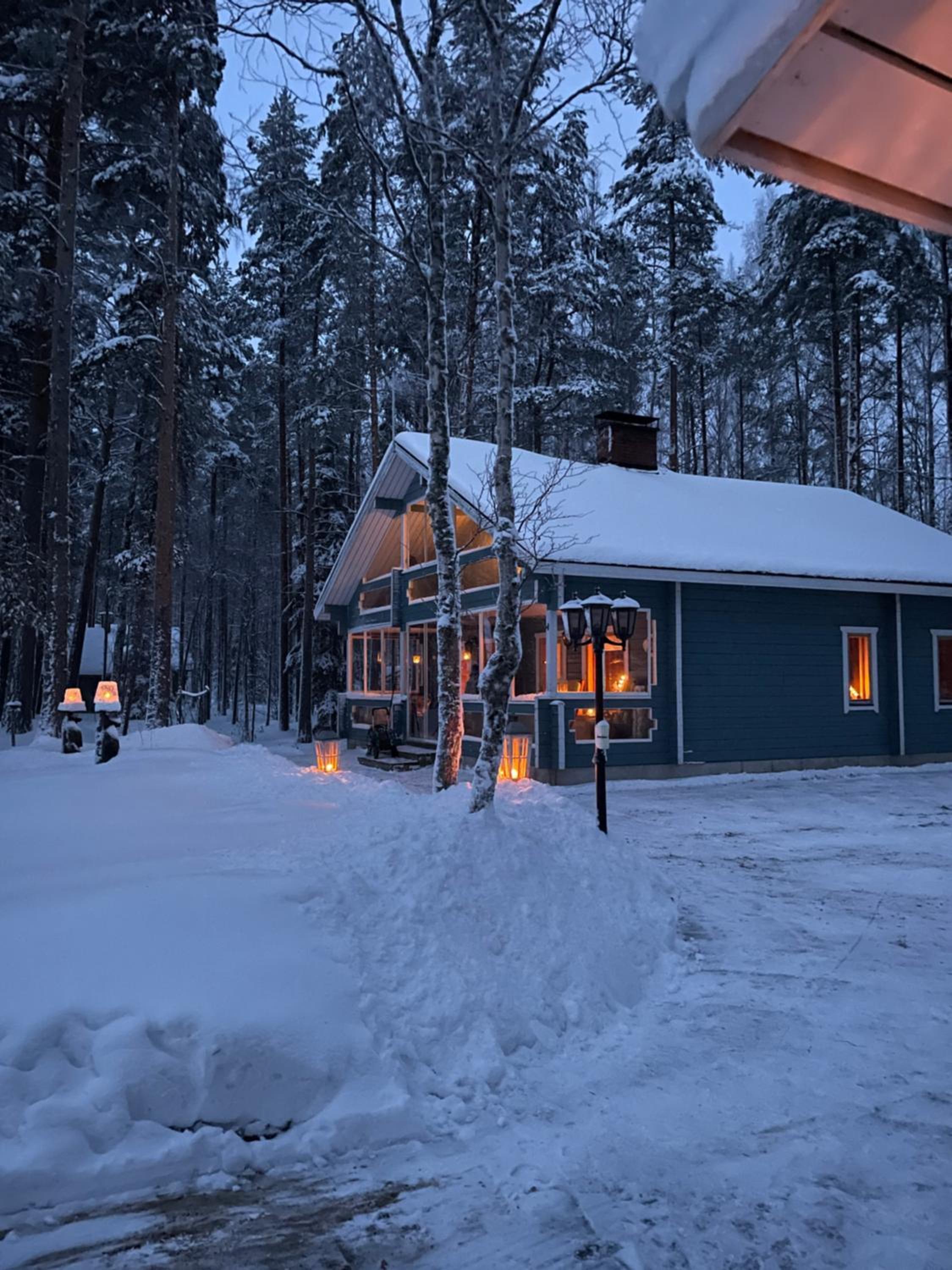 Huvila Pahkaranta Lestijärven rannalla