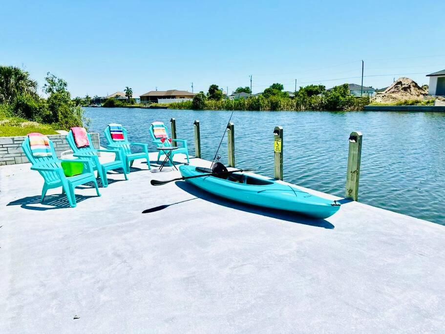 New 4 bed house on a canal facing south & door ramp, near golf course and softball