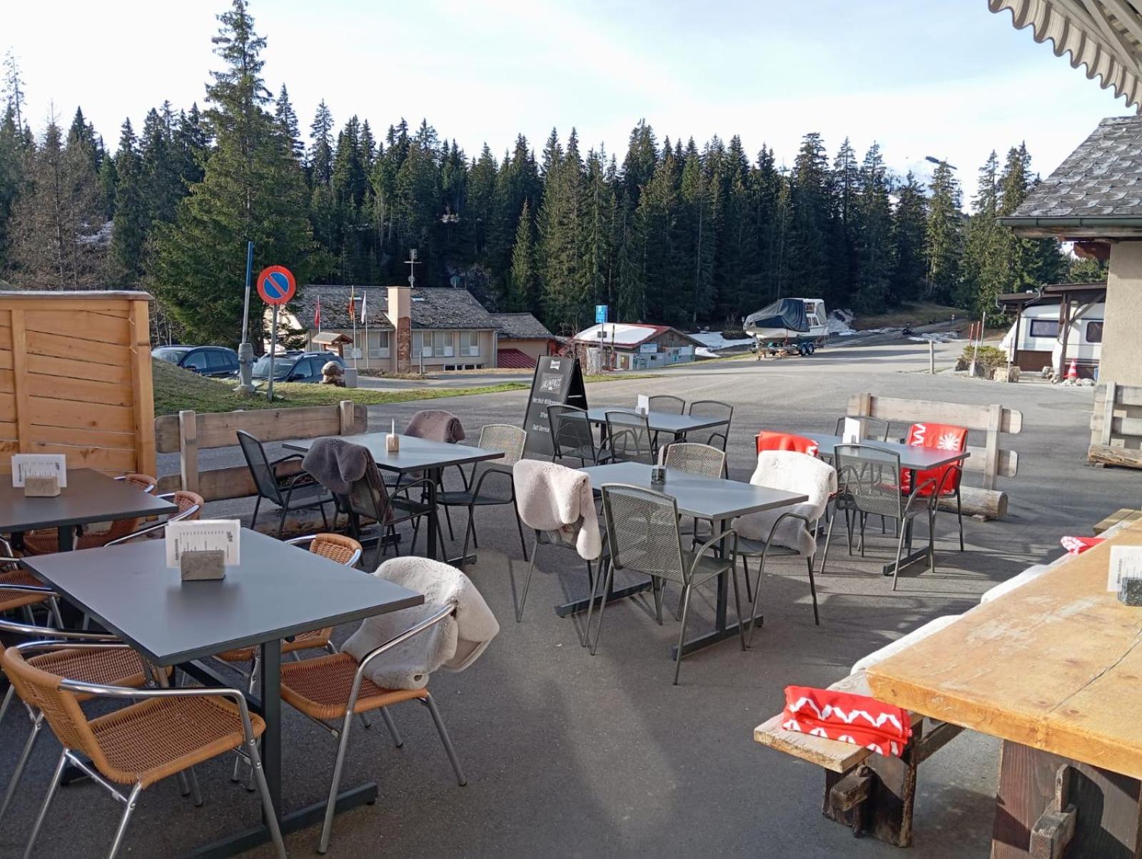 Chambre double Doppelzimmer Camping Jaunpass