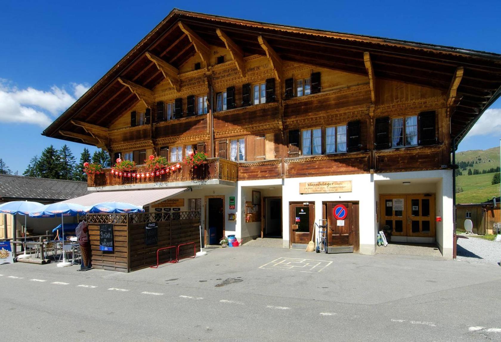 Chambre double Doppelzimmer Camping Jaunpass