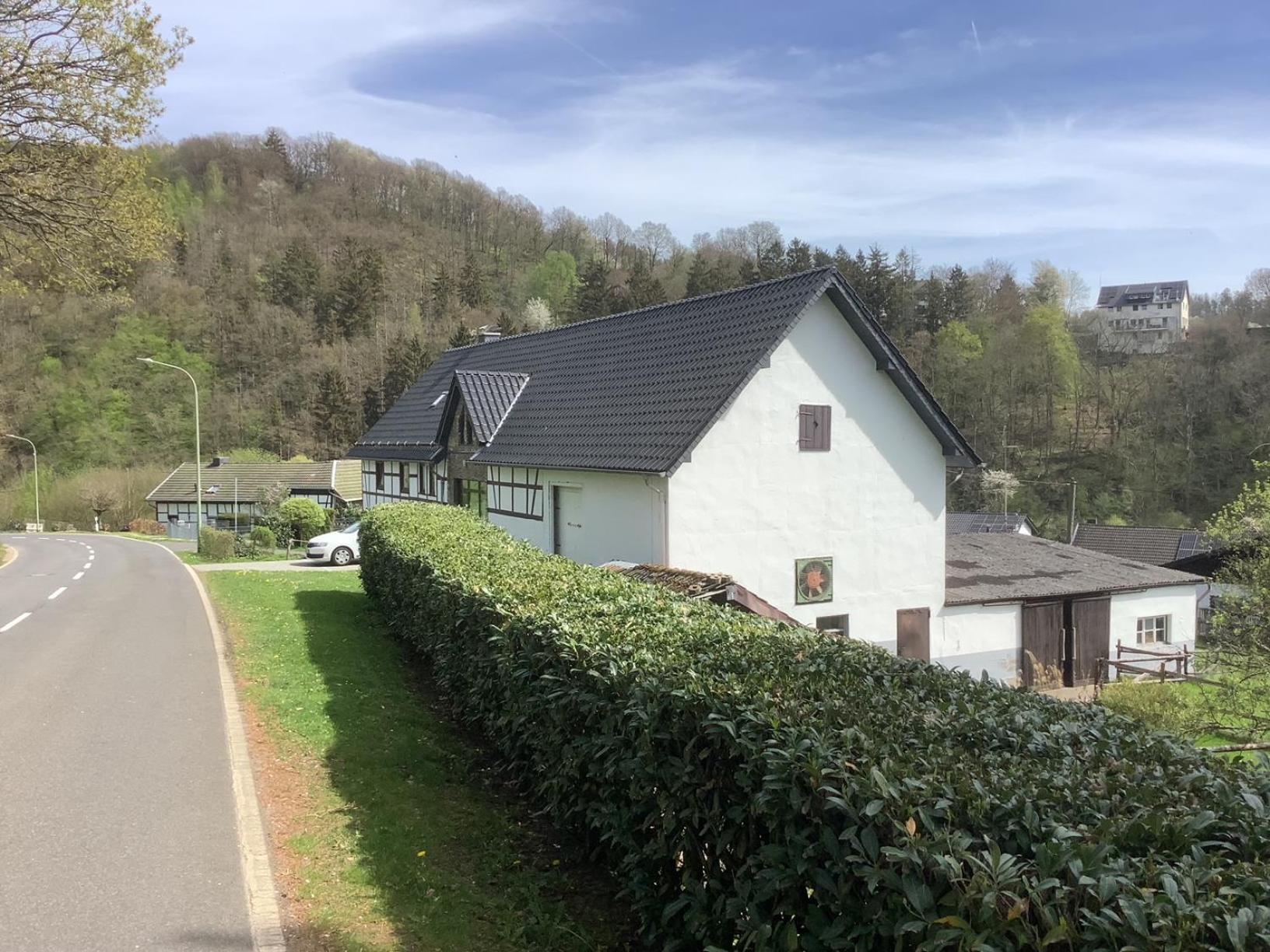 Berg Blick Eifler Bauernhaus modern restauriert