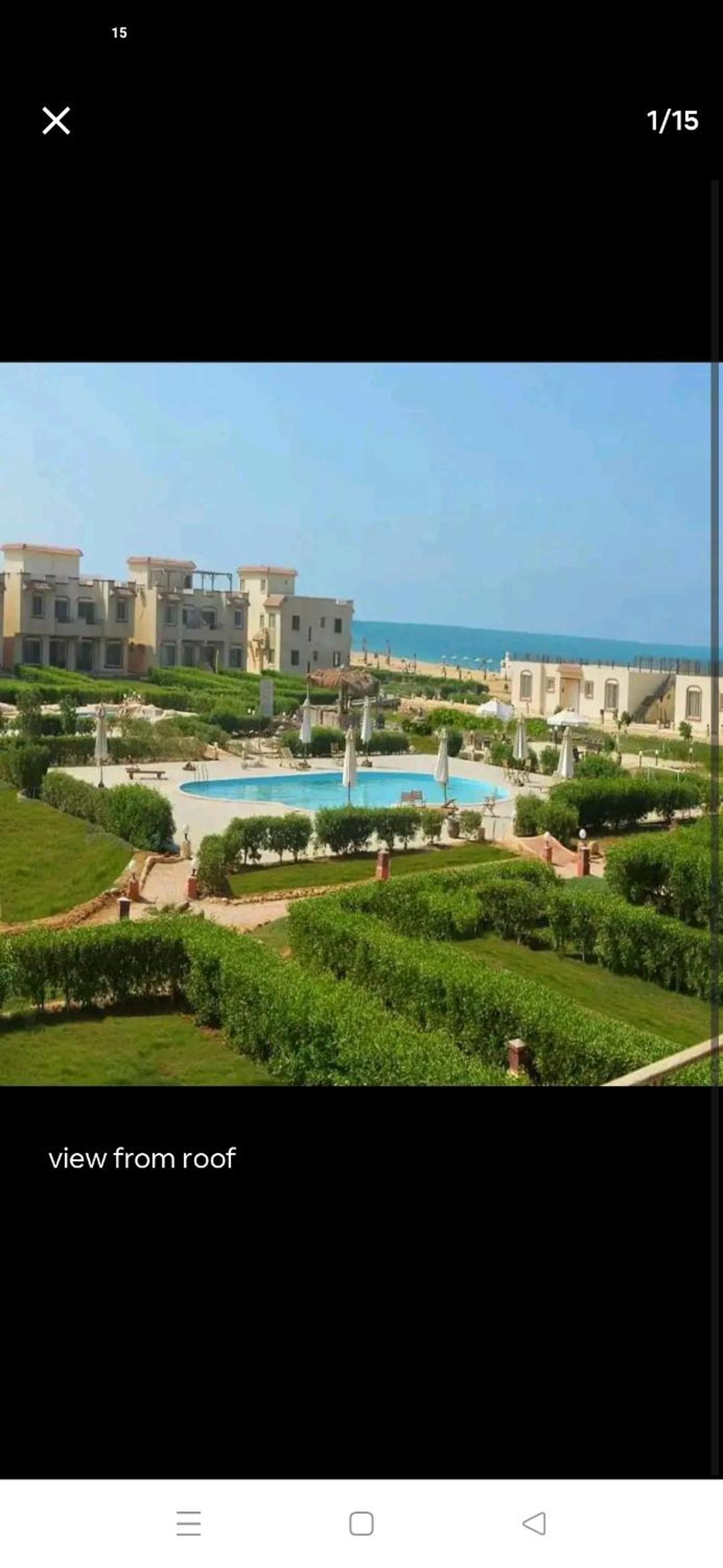 Beach and pools front challet in Ras Sudr