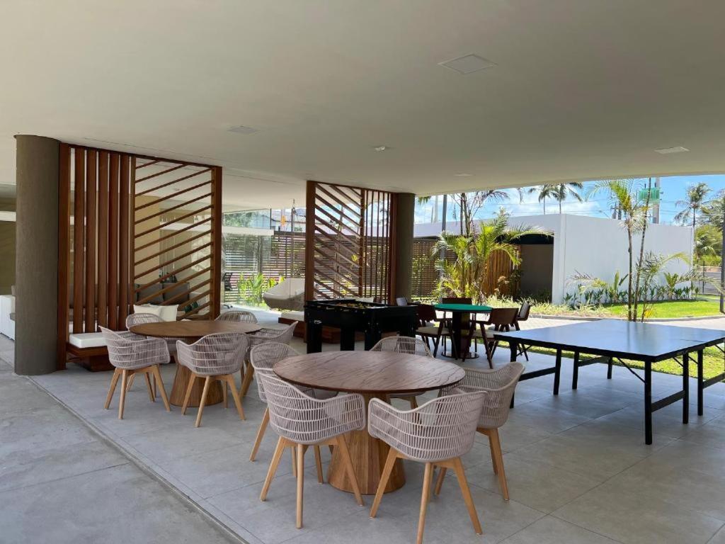 Resort em Porto de Galinhas- Flat Térreo Frente Piscinas- Muro Alto-B18