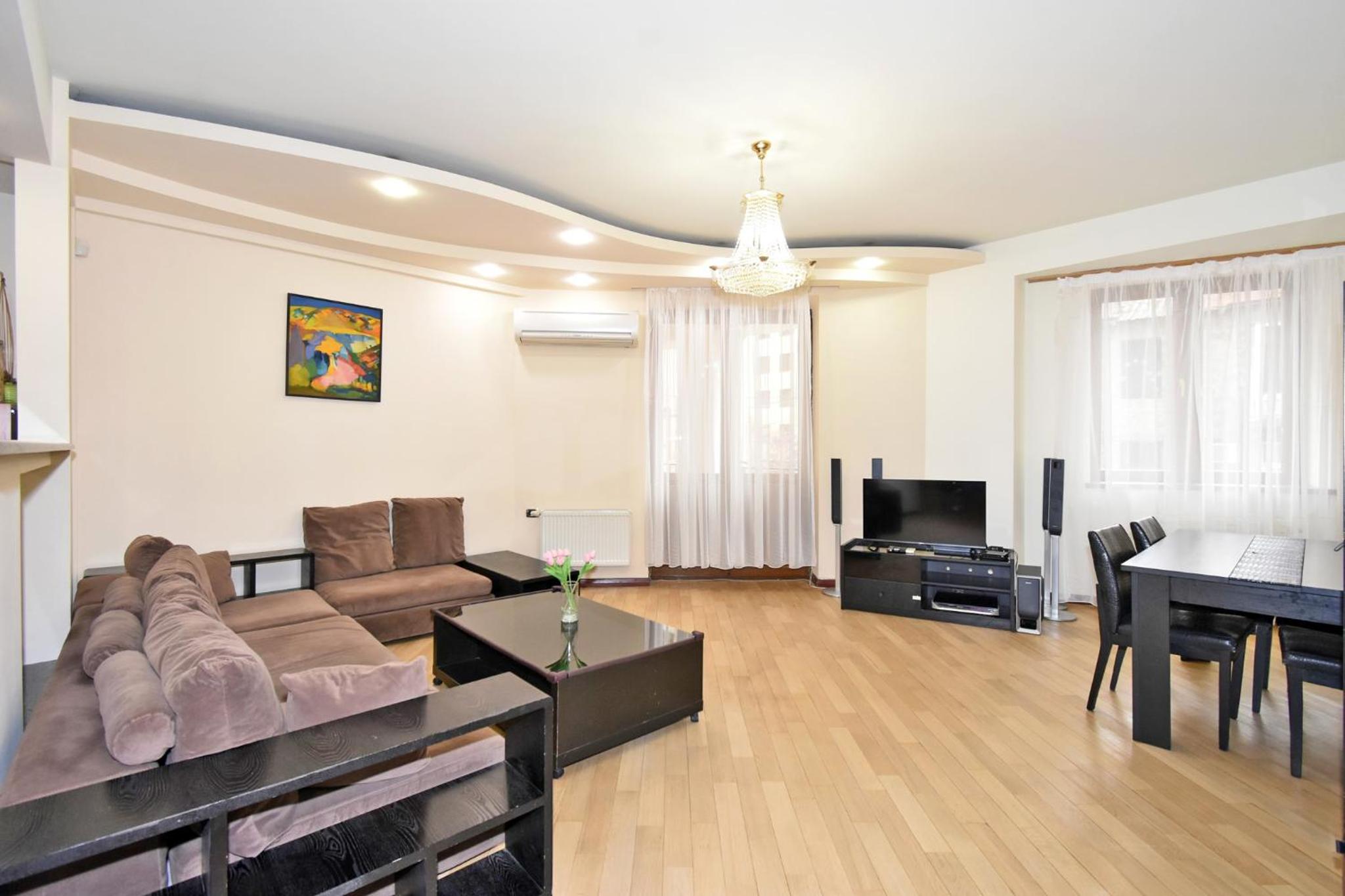 Lux Apartment 2 Bedrooms 2 Bathrooms , Open Balcony In The Center Of Yerevan , Near Malibu Park