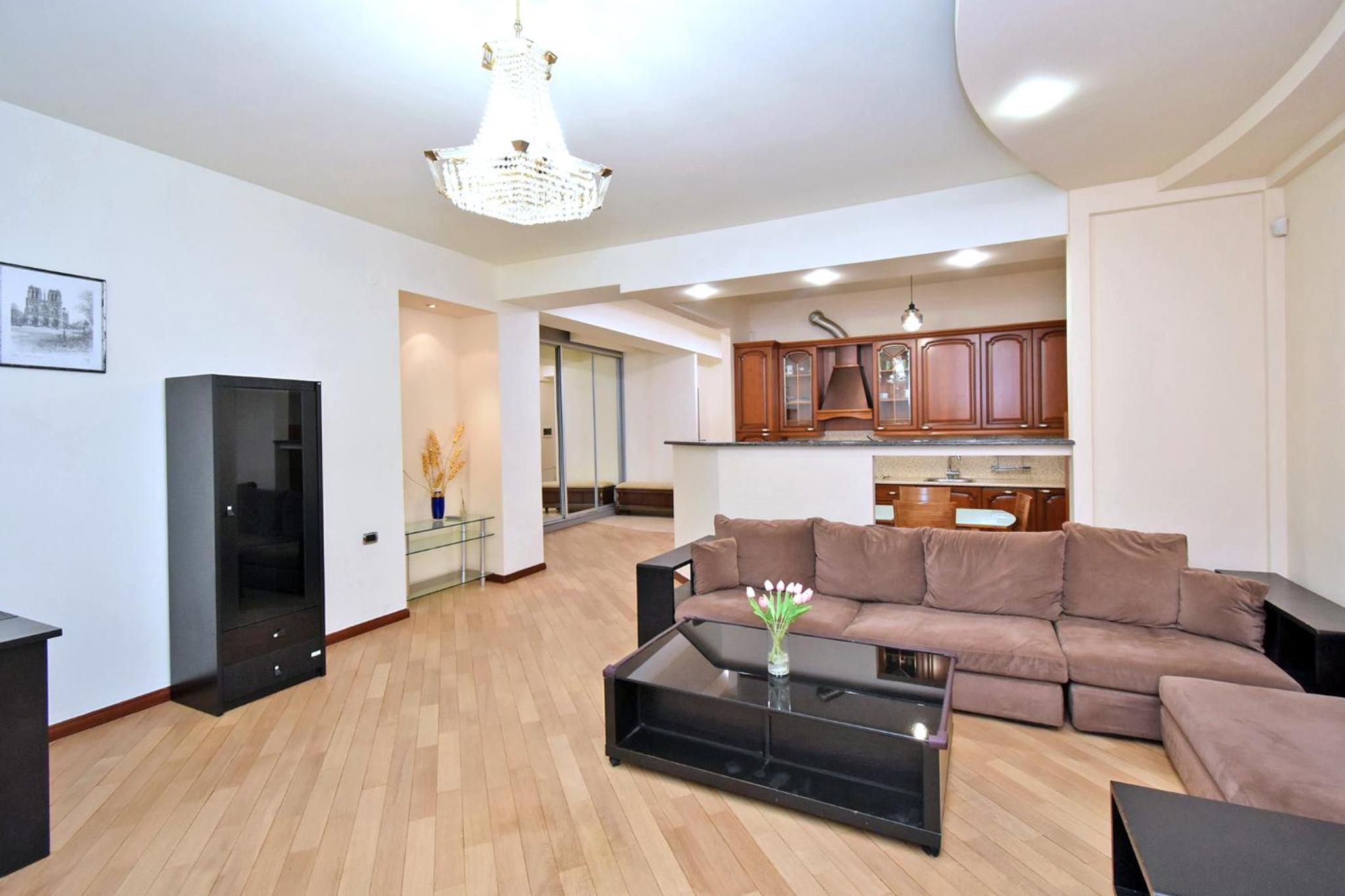Lux Apartment 2 Bedrooms 2 Bathrooms , Open Balcony In The Center Of Yerevan , Near Malibu Park