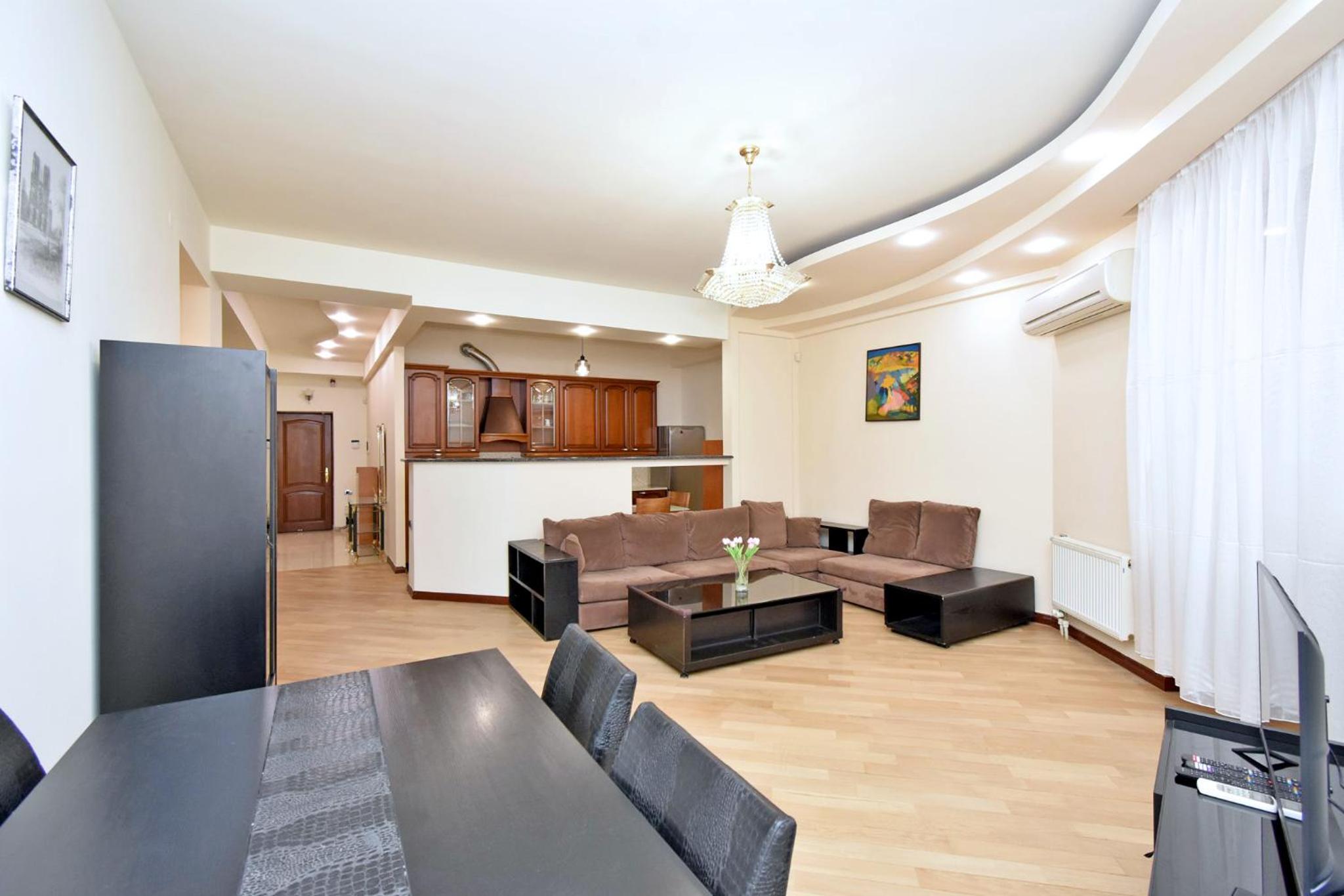 Lux Apartment 2 Bedrooms 2 Bathrooms , Open Balcony In The Center Of Yerevan , Near Malibu Park