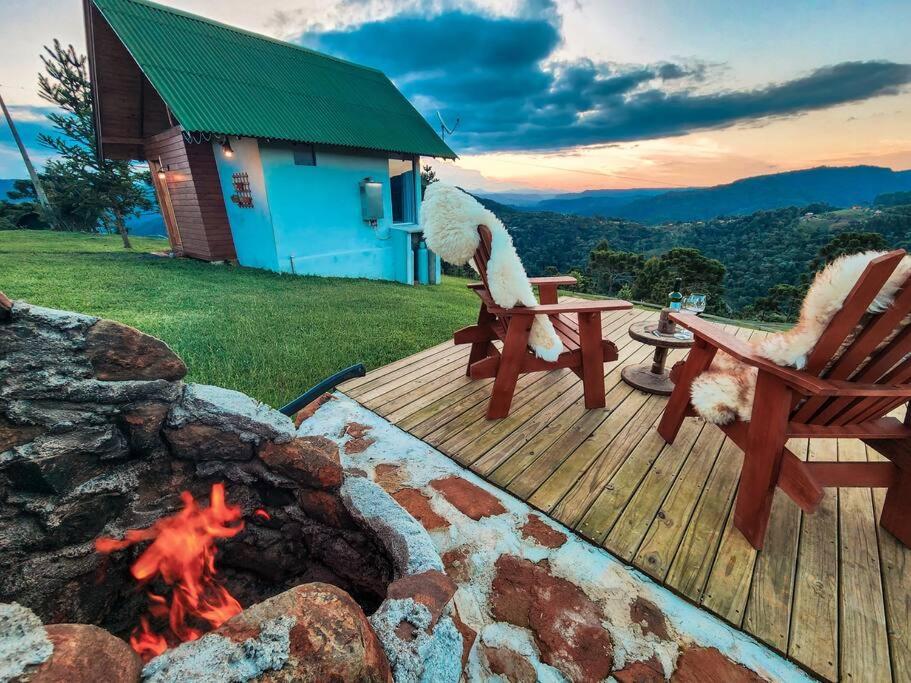 Cabana Aconchegante de altitude com hidro