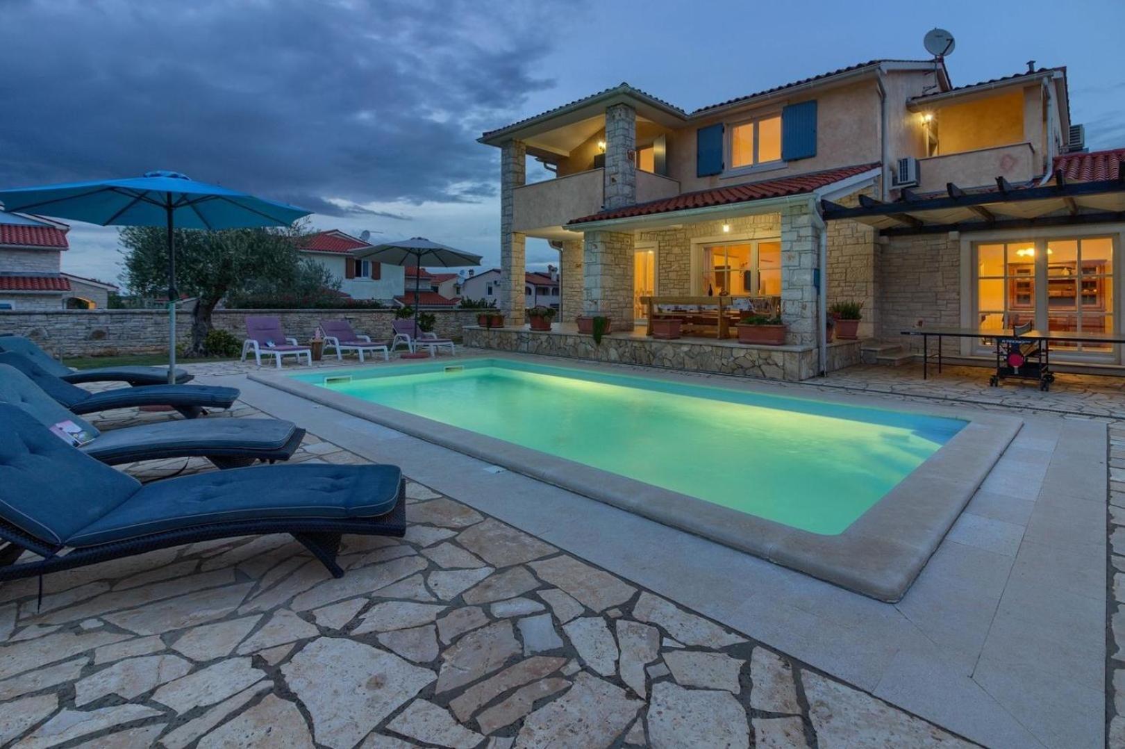 Ferienhaus mit Privatpool für 9 Personen ca 200 qm in Gajana, Istrien Istrische Riviera view 4