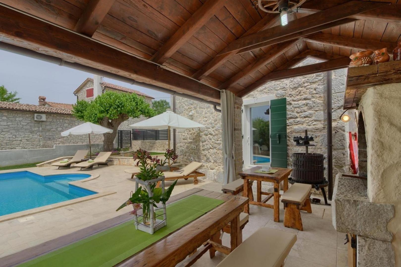 Ferienhaus mit Privatpool für 8 Personen ca 123 qm in Dračevac, Istrien Istrische Riviera - a87391 view 4