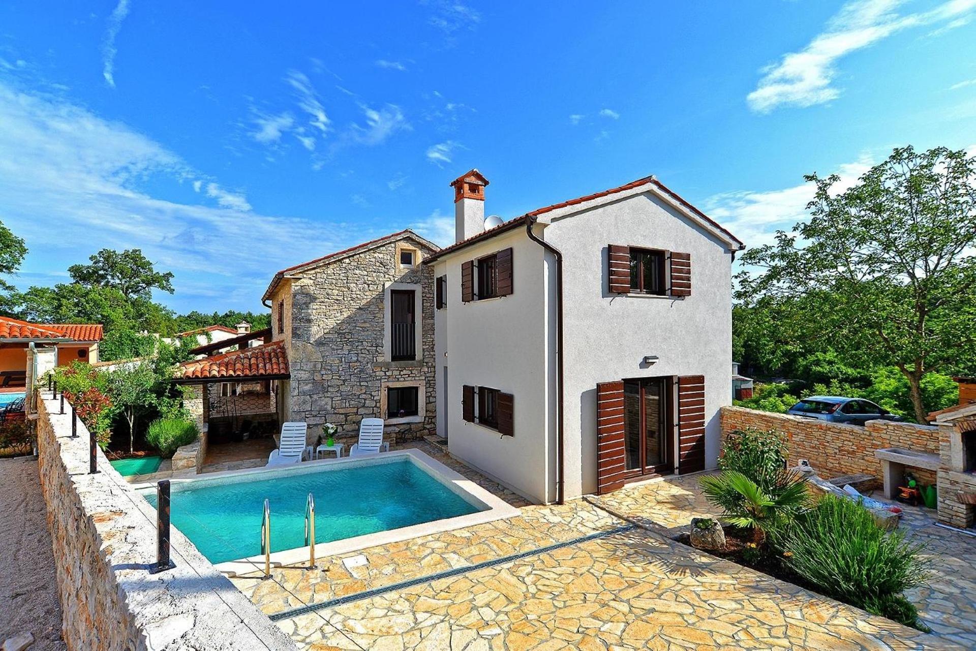 Ferienhaus mit Privatpool für 5 Personen ca 100 qm in Svetvincenat, Istrien Binnenland von Istrien view 2